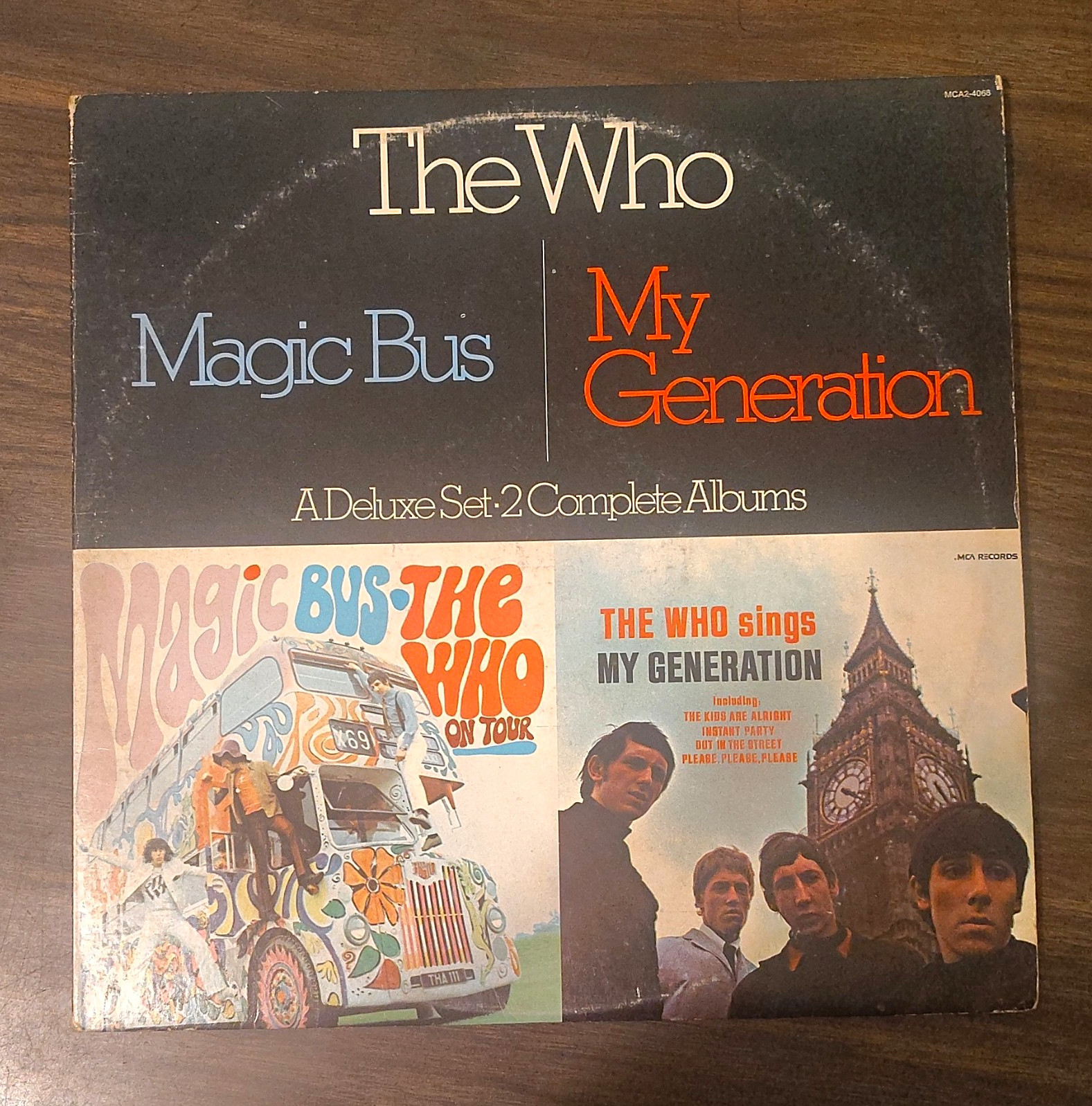 The Who – Magic Bus / My Generation Deluxe Set MCA2-4068 1972 2LP Vinyl