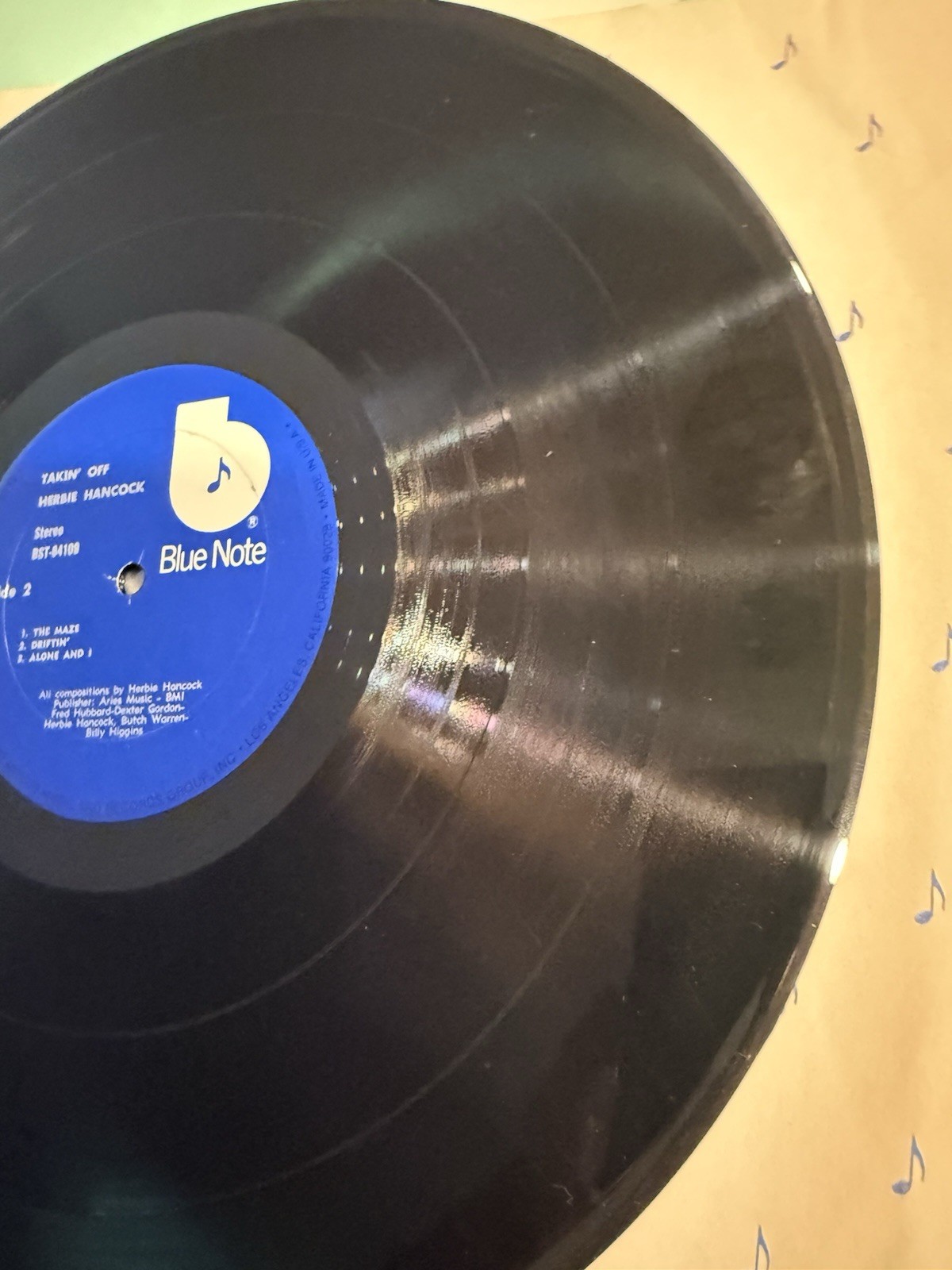 Herbie Hancock Takin’ Off (Vinyl) 12″ Album 1975 Blue Note 84109 Freddie Hubbard