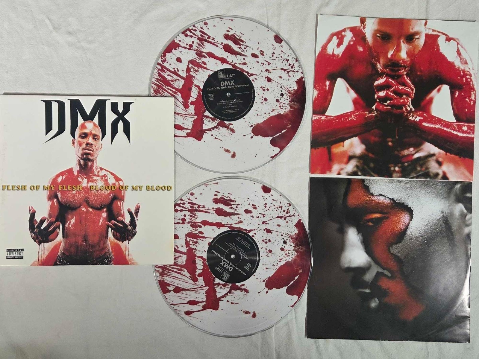 DMX Flesh of My Flesh Blood of My Blood 2LP Limited Edition Blood Splatter Vinyl