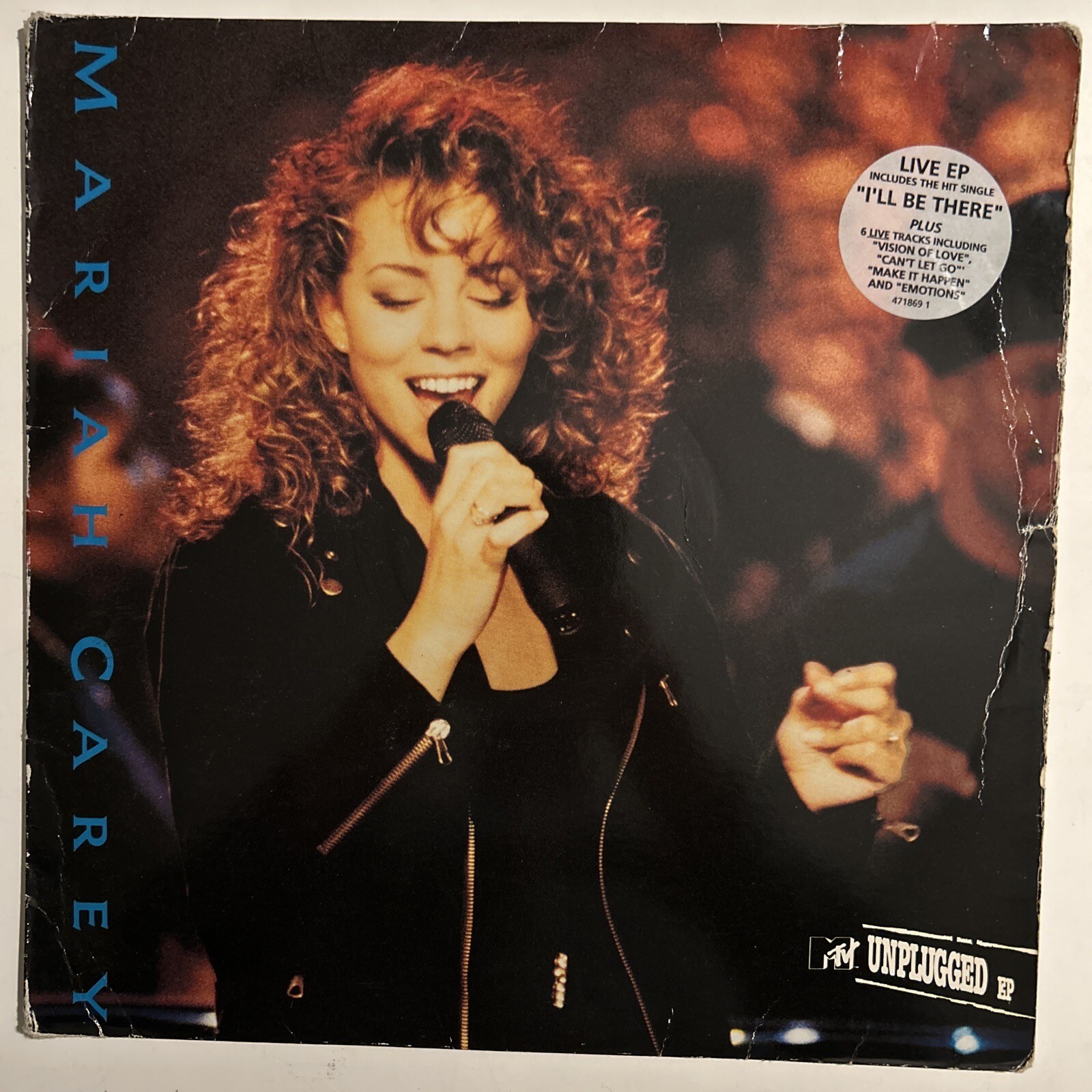Mariah Carey – MTV Unplugged EP – Used Vinyl Record 12 – B12170z VG+/VG