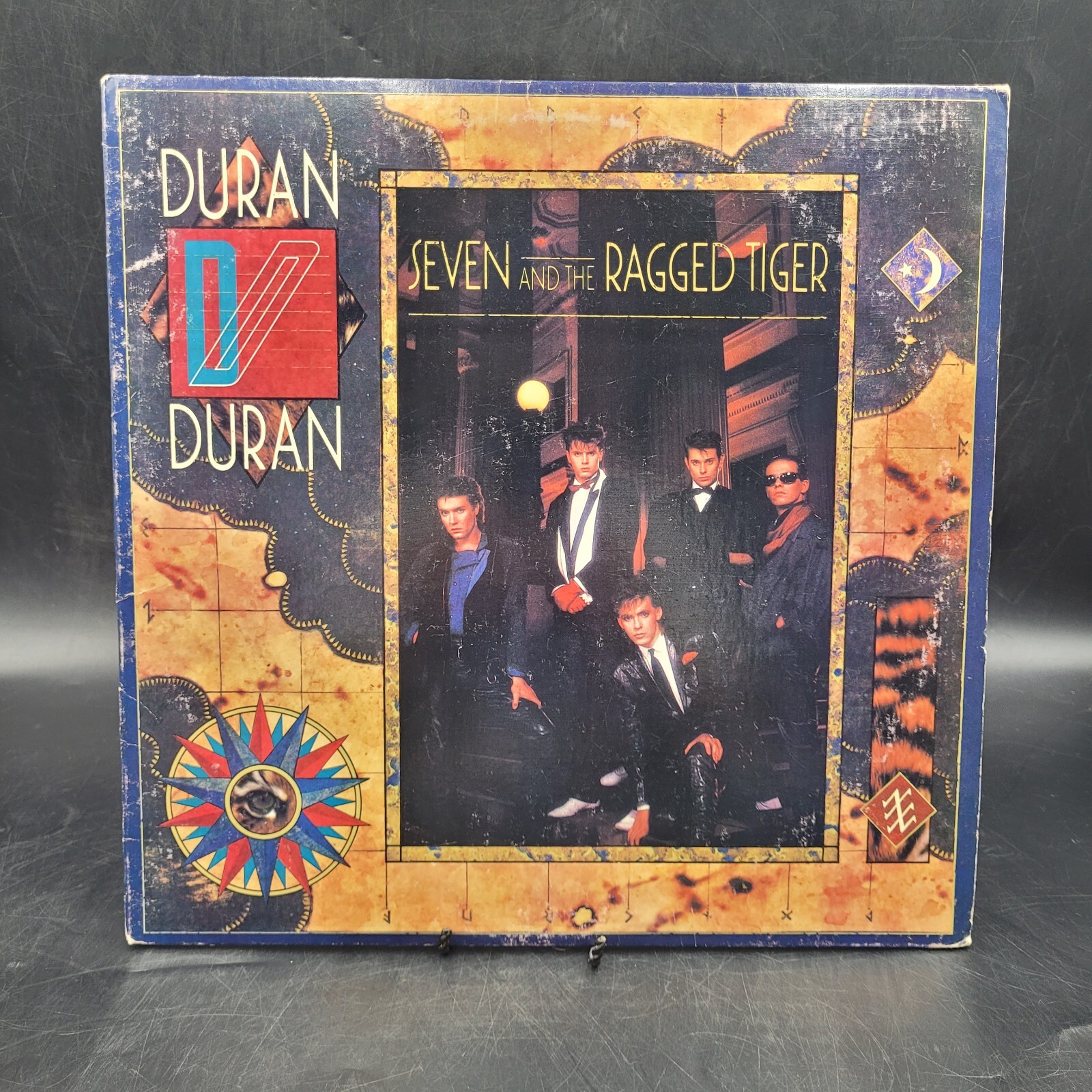 Vintage 1983 Duran Duran Seven and the Ragged Tiger LP Vinyl Record