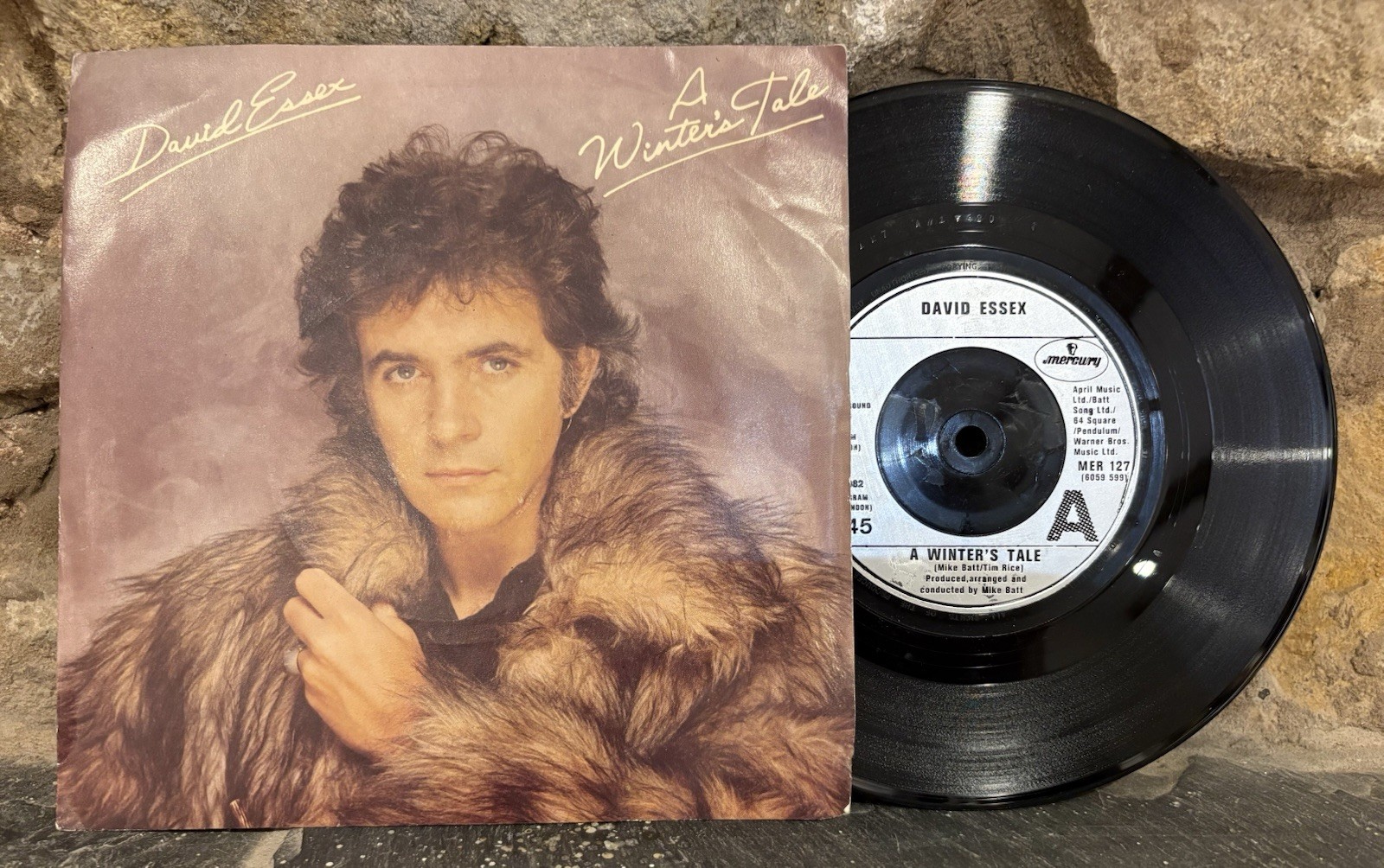 David Essex – A Winter’s Tale / Verity – 7″ Vinyl Single 1982 Mercury MER 127