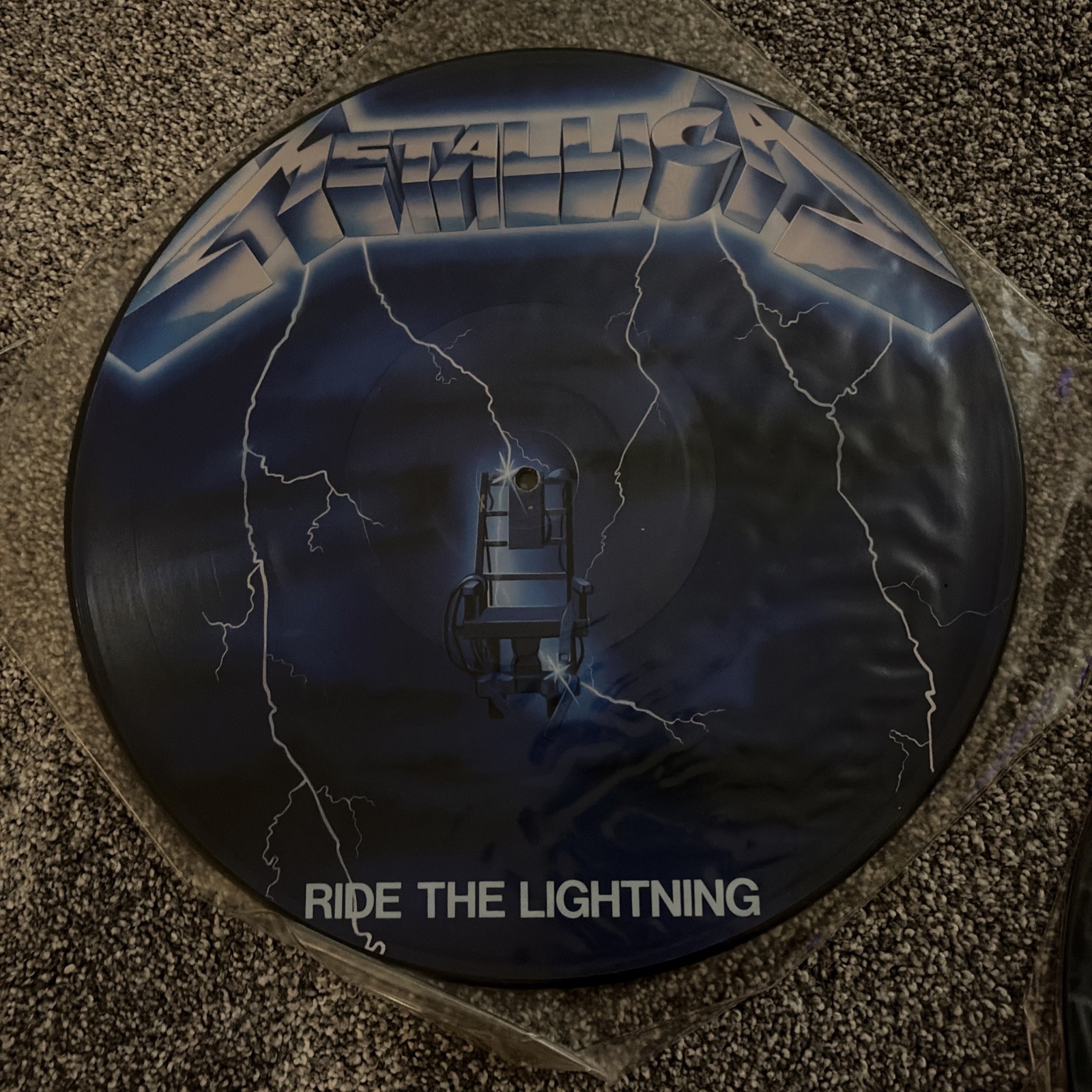 Metallica Ride The Lightning Vinyl Record Perfect Condition