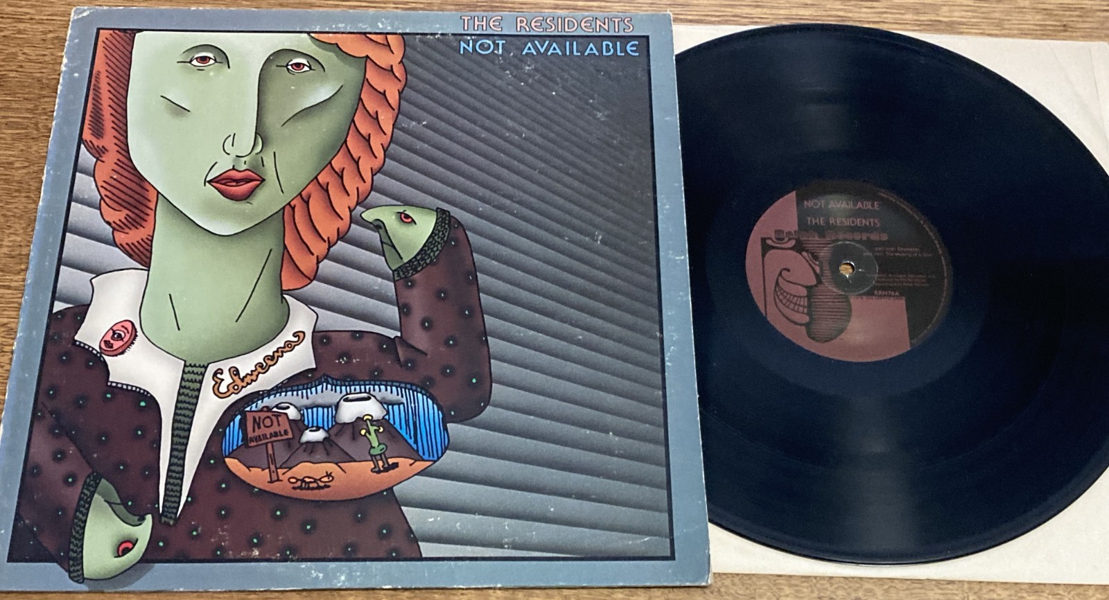 THE RESIDENTS – Not Available. US Ralph Records Vinyl LP (purple labels) -1978-