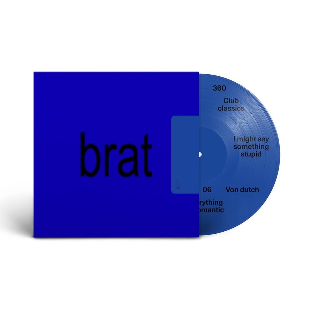 Charli XCX BRAT Blue Vinyl LP 12″ Limited Edition Picture Disc Sealed