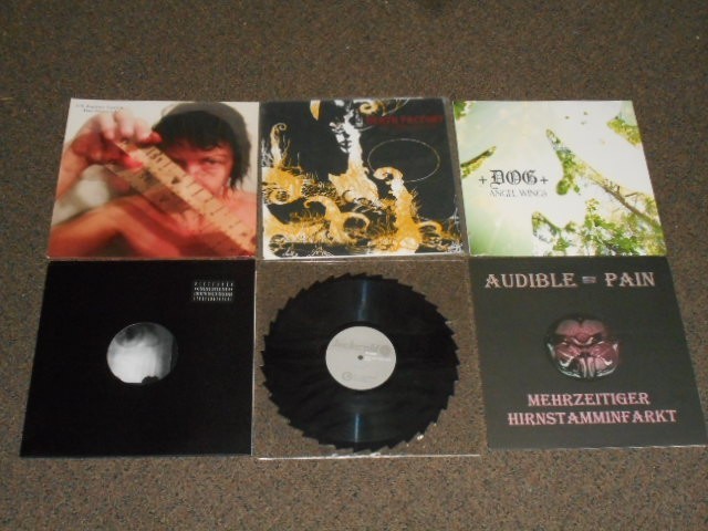 LOT 6x LP NEW lockweld GX JUPITTER-LARSEN dieter muh DEATH FACTORY audible pain