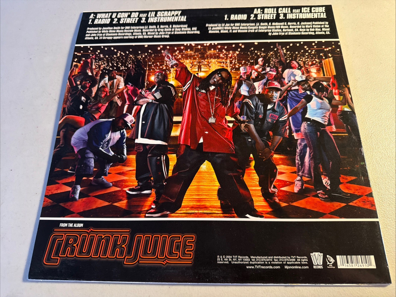 LIL’ JON & THE EAST SIDE BOYZ WHAT U GON’ DO TVT TV26910 US VINYL 12