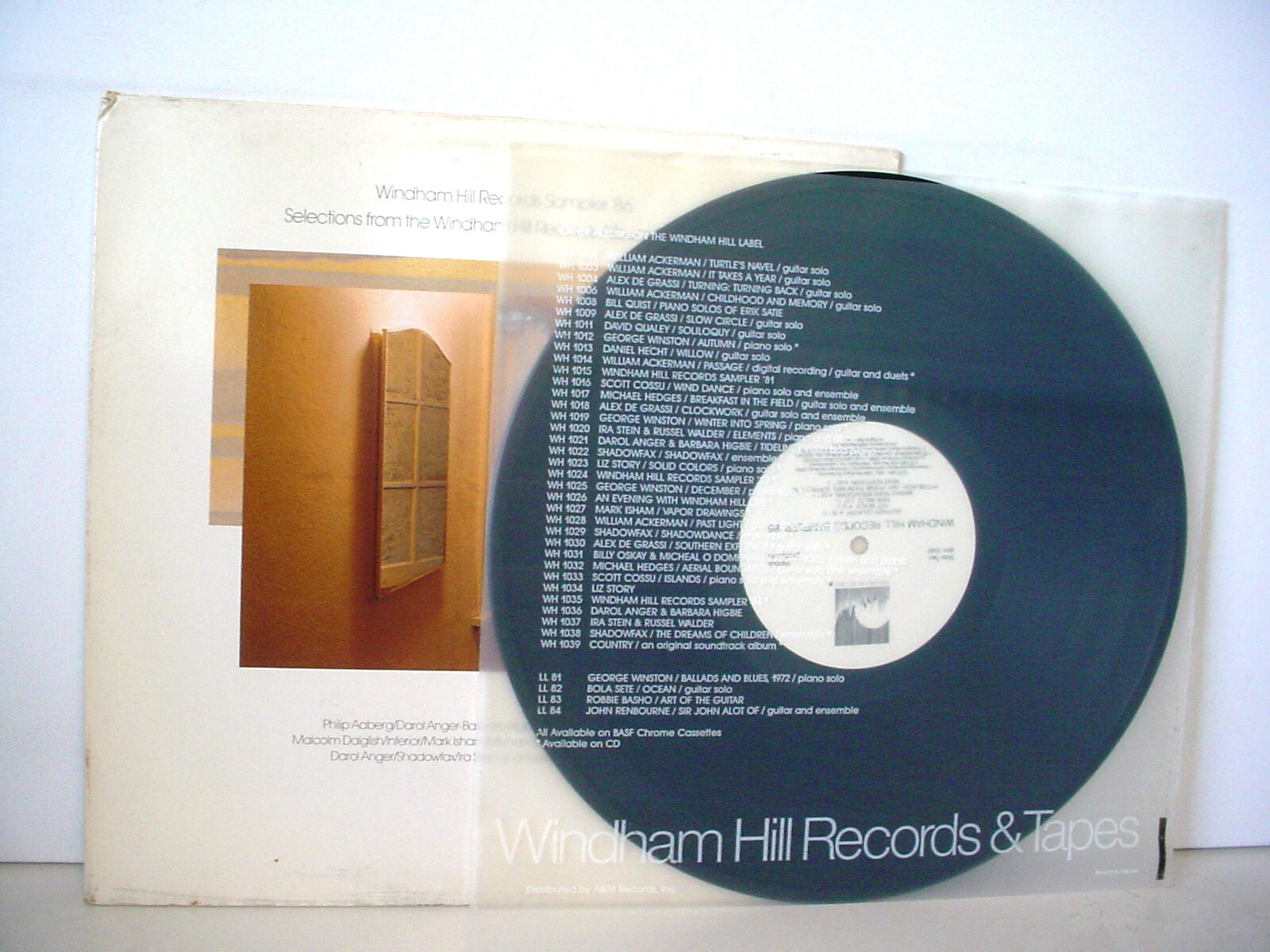 WINDHAM HILL RECORDS SAMPLER ‘86 PROMO LP 1986 WH-1048 SHADOWFAX SCOTT COSSU