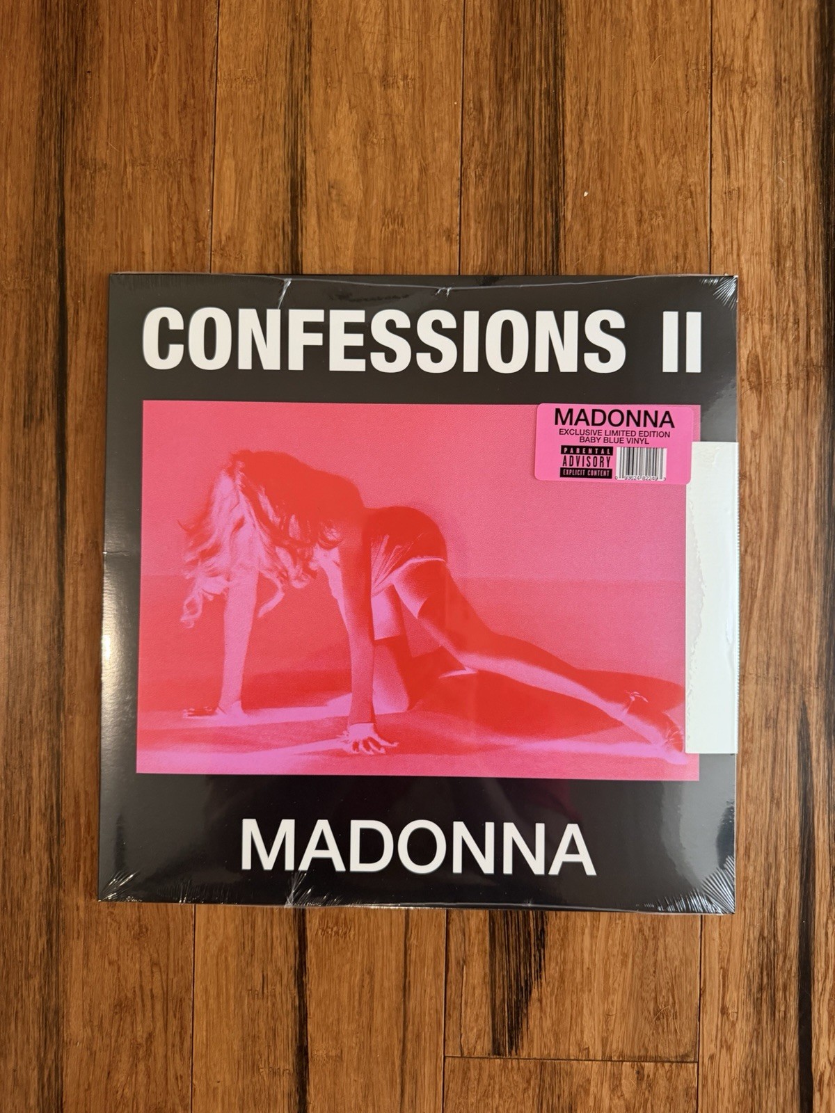 MADONNA CONFESSIONS II LIMITED EDITION BABY BLUE VINYL/TIKTOK (NEW/SEALED)