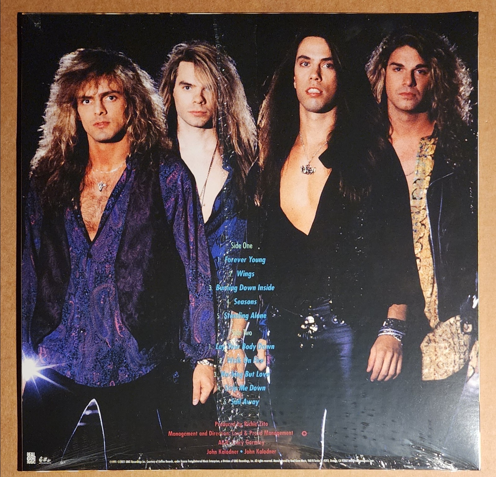 Tyketto – Don’t Come Easy – New 1 LP Teal With White Swirl Vinyl