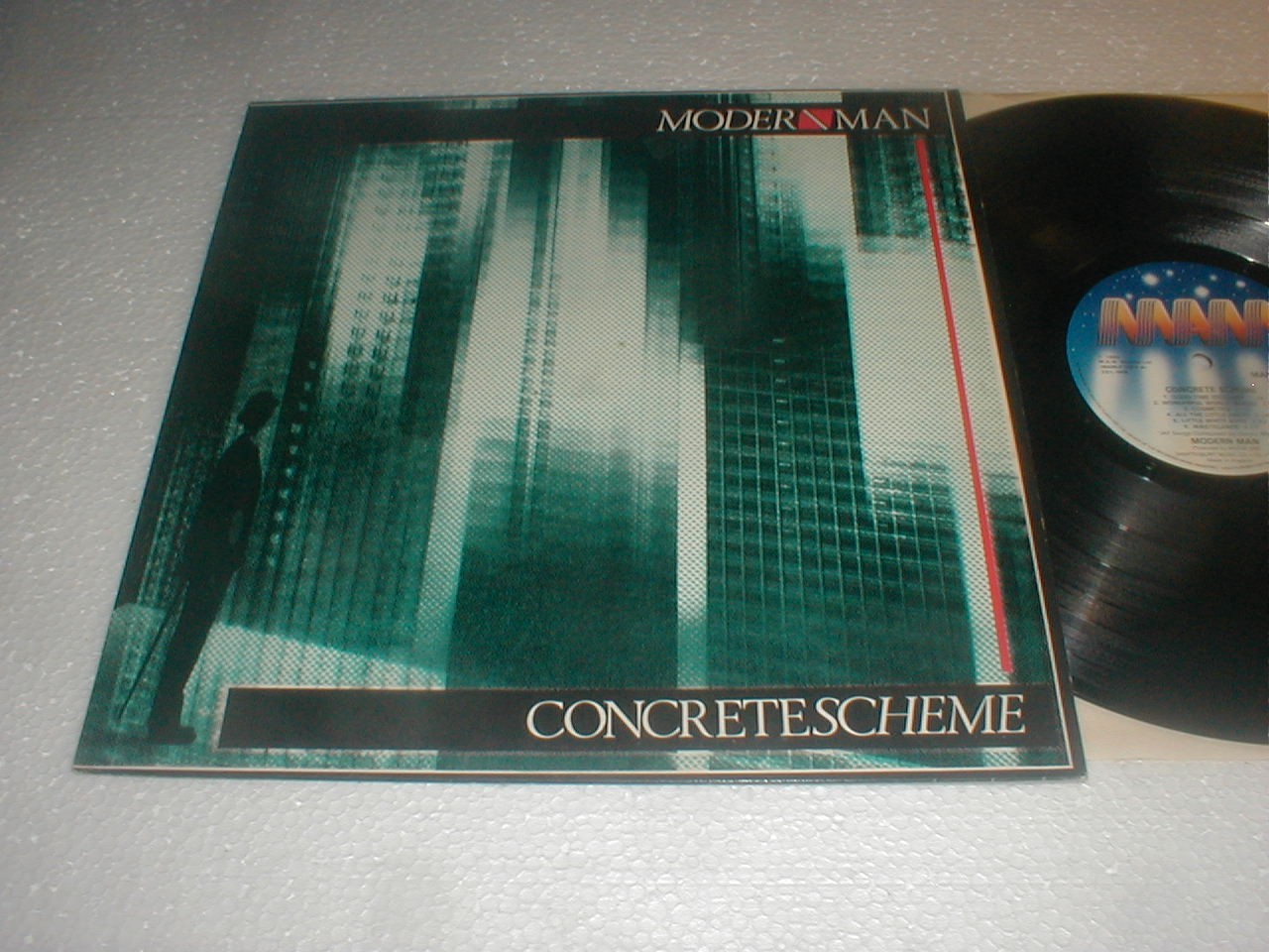 Modern Man CONCRETE SCHEME MAM UK LP 1980 New Wave Synth Pop Ultravox Midge Urge