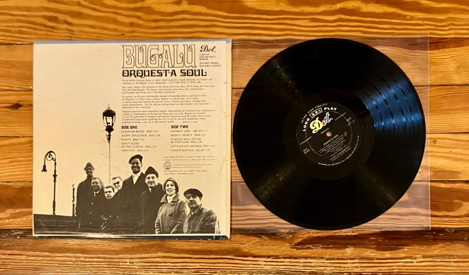 Orquesta Soul: Bugalu LP Vinyl US Dot Records OG 1967 Latin Pop/Rock/R&B VG/VG+