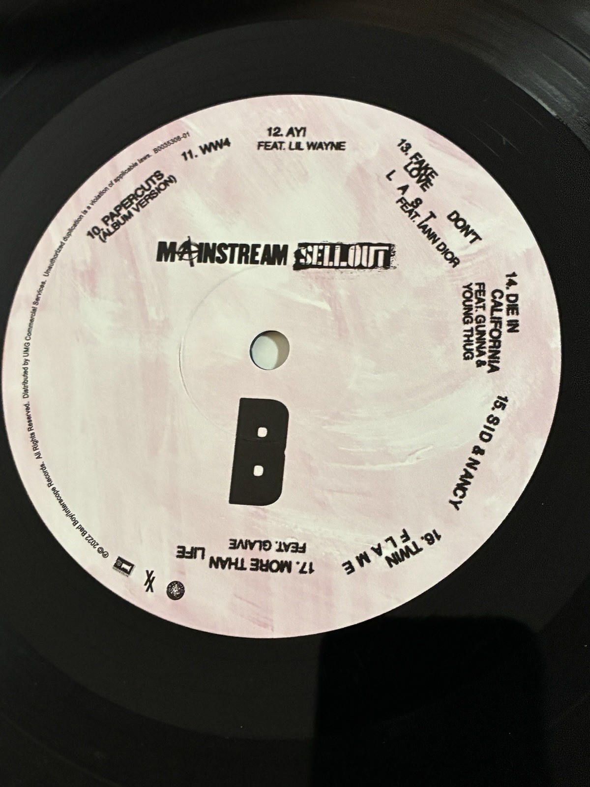 Machine Gun Kelly – Mainstream Sellout Album Record Vinyl LP LEGEND