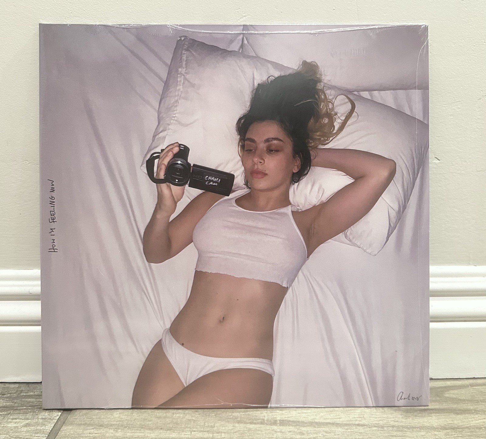 Charli xcx How I’m Feeling Now 5 Year Anniversary Clear Glitter Vinyl Record