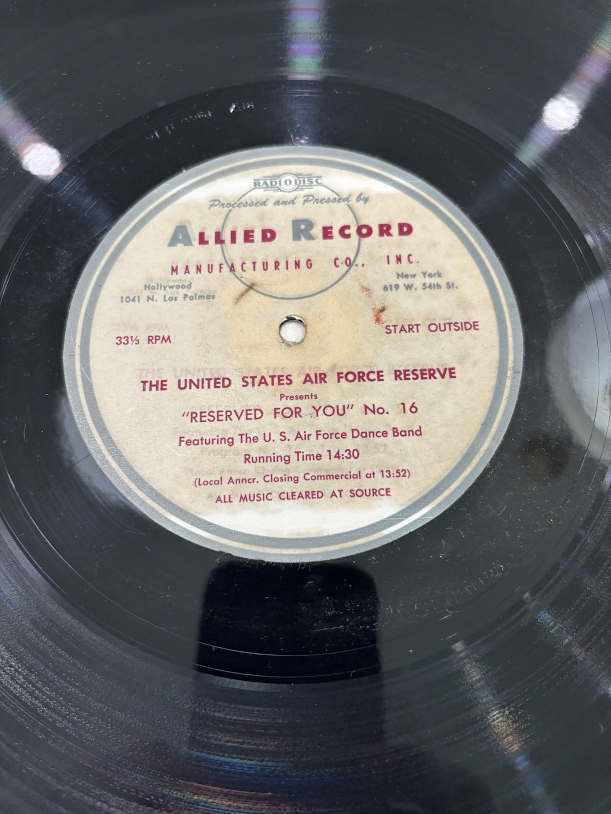 United States Air Force Allied Record 16 Vintage Vinyl LP Lot of 11. VG