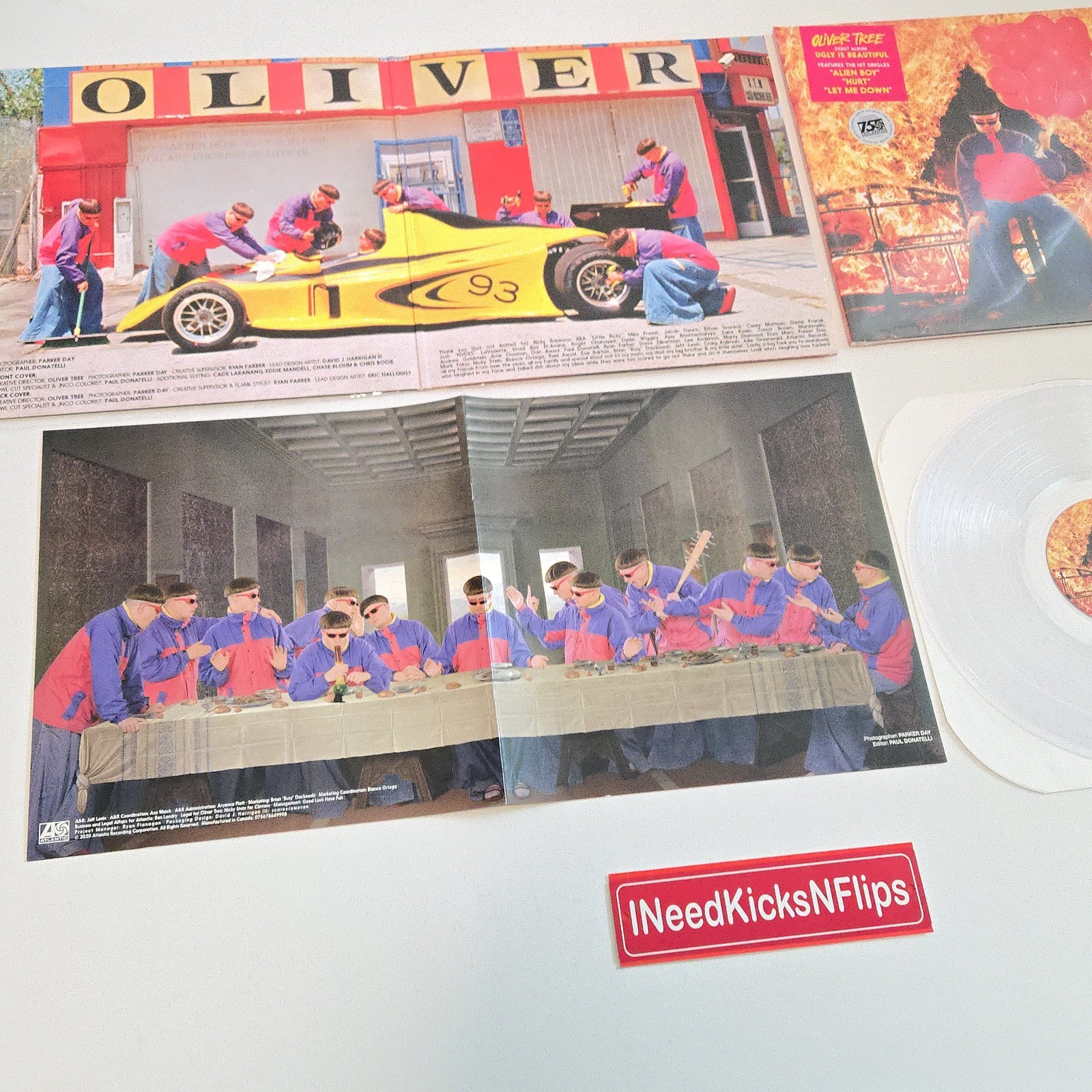 Oliver Tree Ugly Is Beautiful CLEAR VINYL LP – ALIEN BOY SEALED NEW! SHIPS NOW!!
