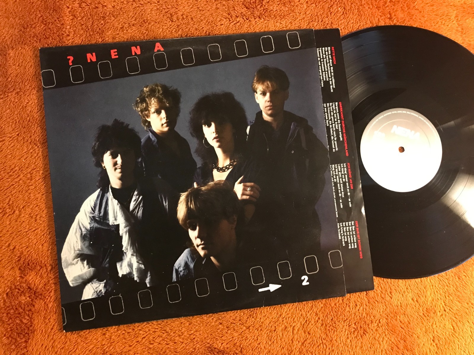 NENA ? (Fragezeichen) NDW lp cbs new wave punk 1984 german 25870 synth pop elect