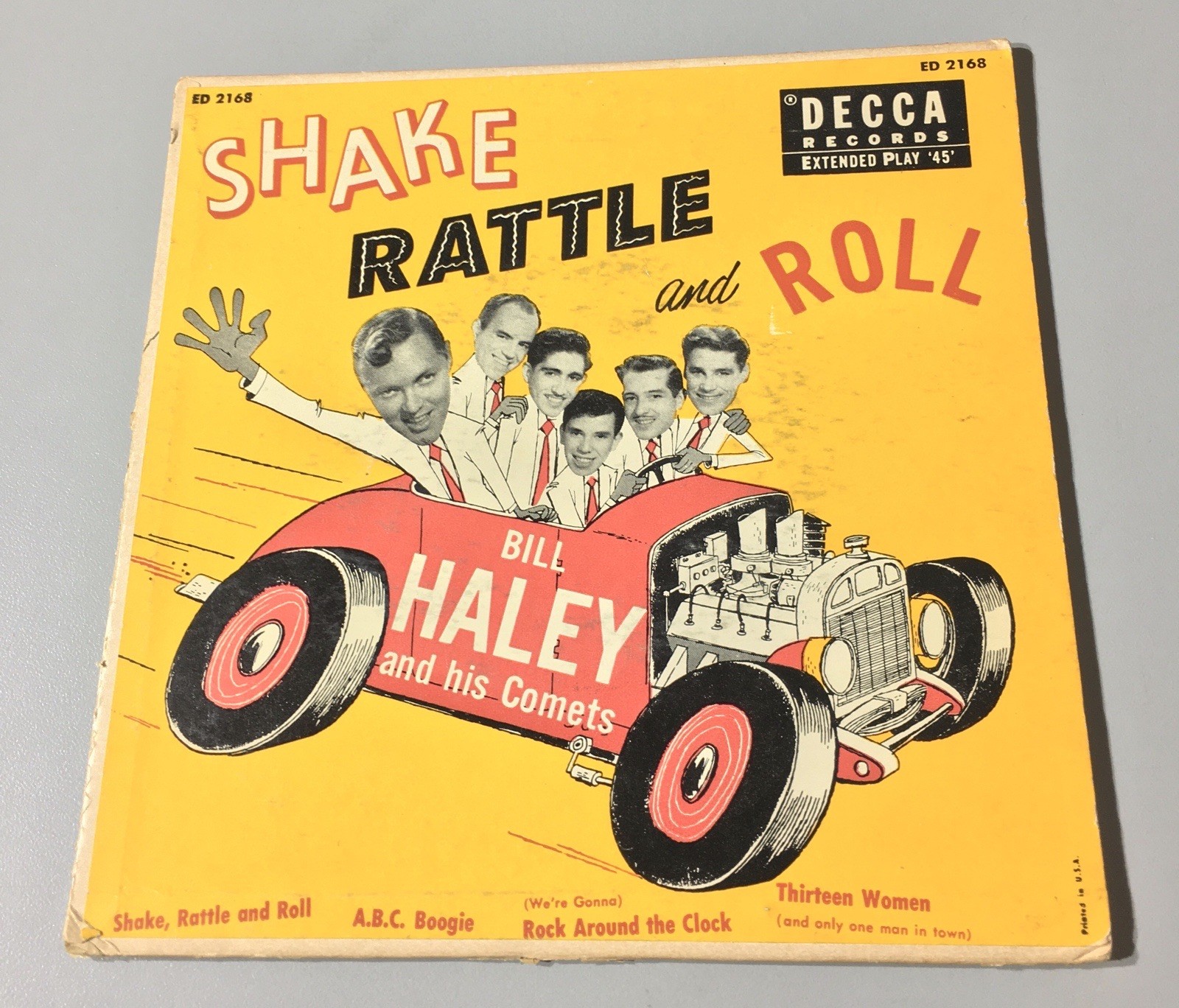 Bill Haley And His Comets “Shake Rattle And Roll” Vinyl 45 RPM EP VTG 1954 VG+
