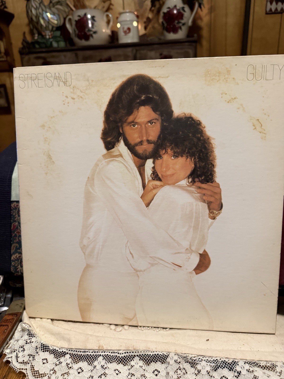 Barbra Streisand Guilty 12″ Black Vinyl LP Pop Columbia 1980 AL 36750