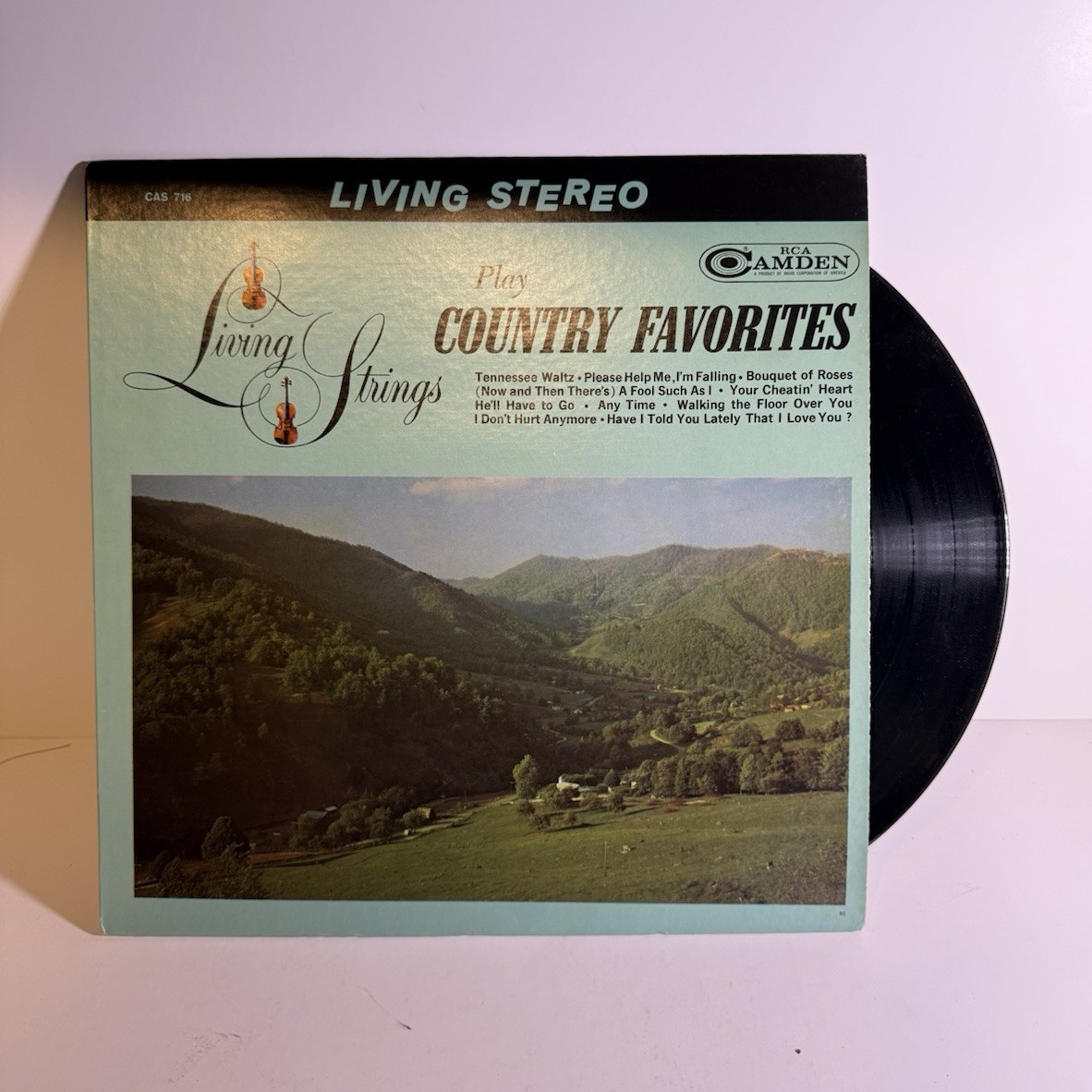 RCA Camden Living Strings Country Favorites Living Stereo 12″ Vinyl LP CAS-716