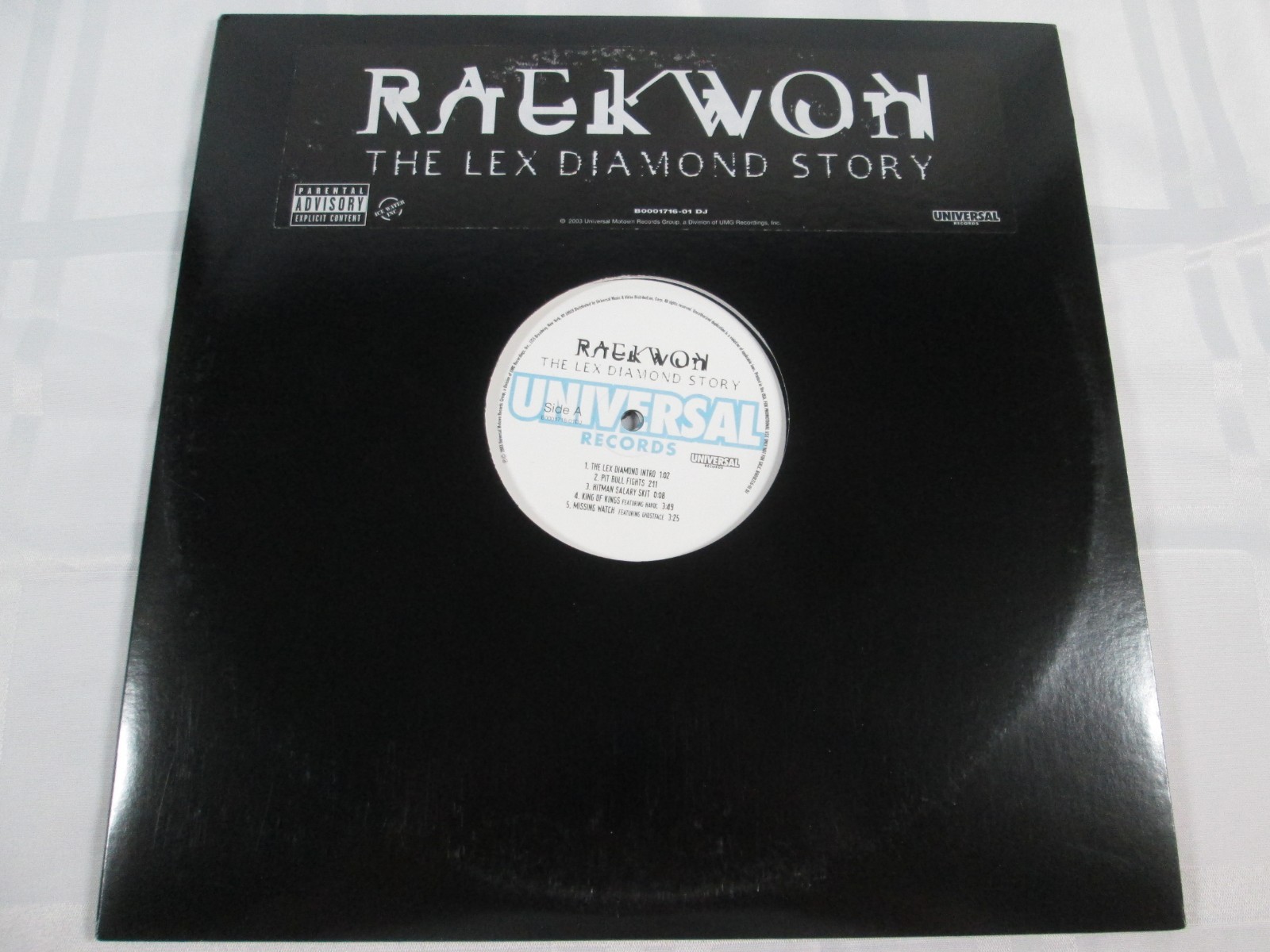 Raekwon -The Lex Diamond Story 2 x Album Set Wu Tang Clan 2003 (EXPLICIT PROMO)