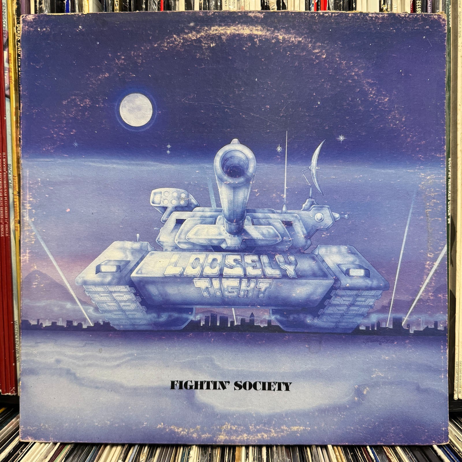 LOOSELY TIGHT – FIGHTIN’ SOCIETY (VINYL LP) 1981!!! RARE ARIZONA HARD ROCK!!!
