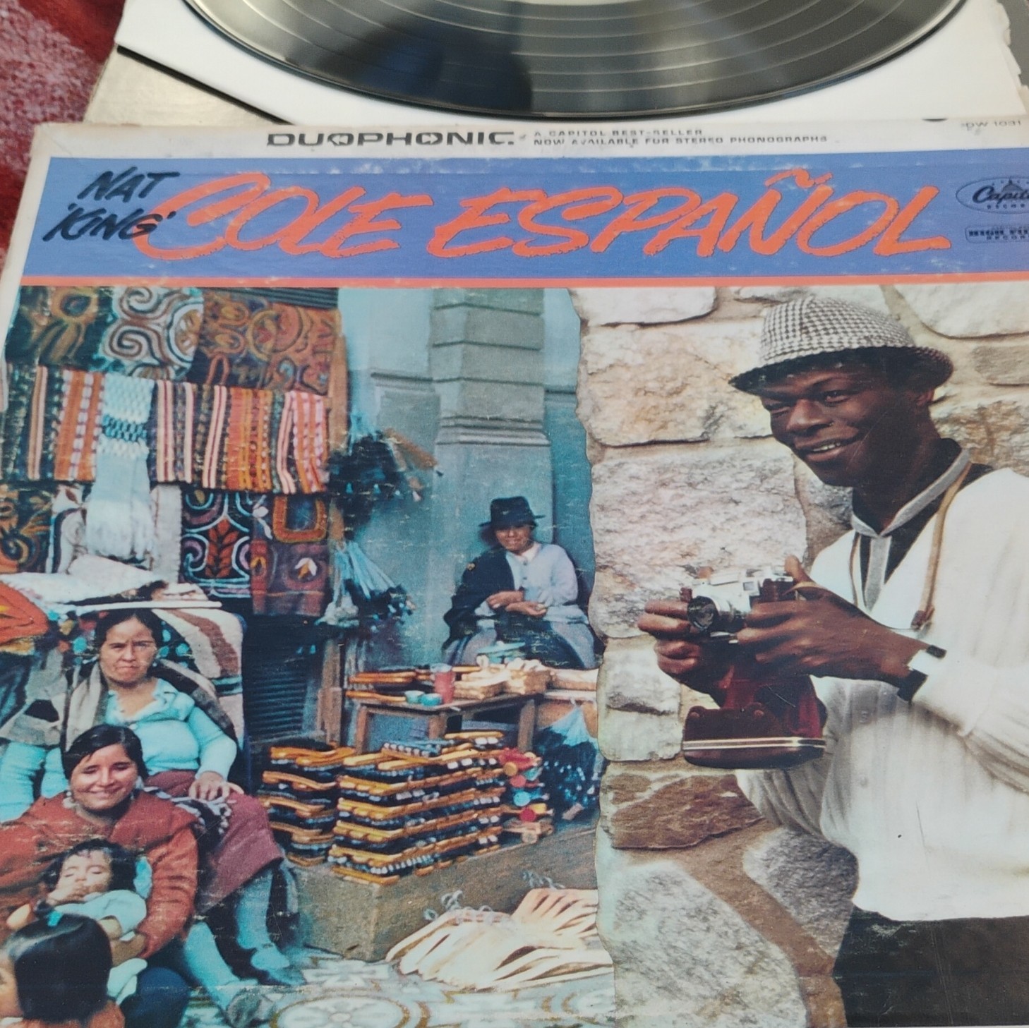 Nat King Cole Cole Español 12″ Vinyl LP Spanish Mariachi Capitol DT-1031