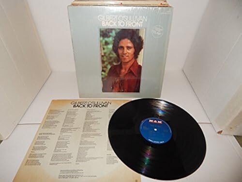 GILBERT O’SULLIVAN Back To Front hit “Clair” 1972 MAM Records Shrink Vinyl LP NM