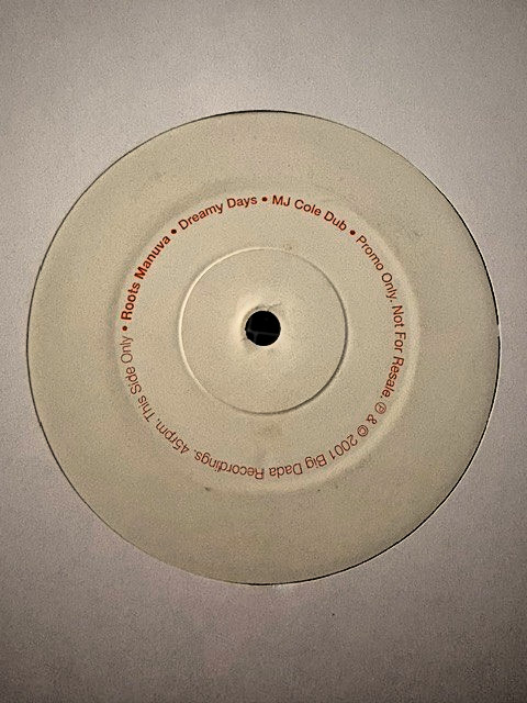 Roots Manuva – Dreamy Days MJ Cole Dub Remix 12″ UK Garage Vinyl Big Dada 2001