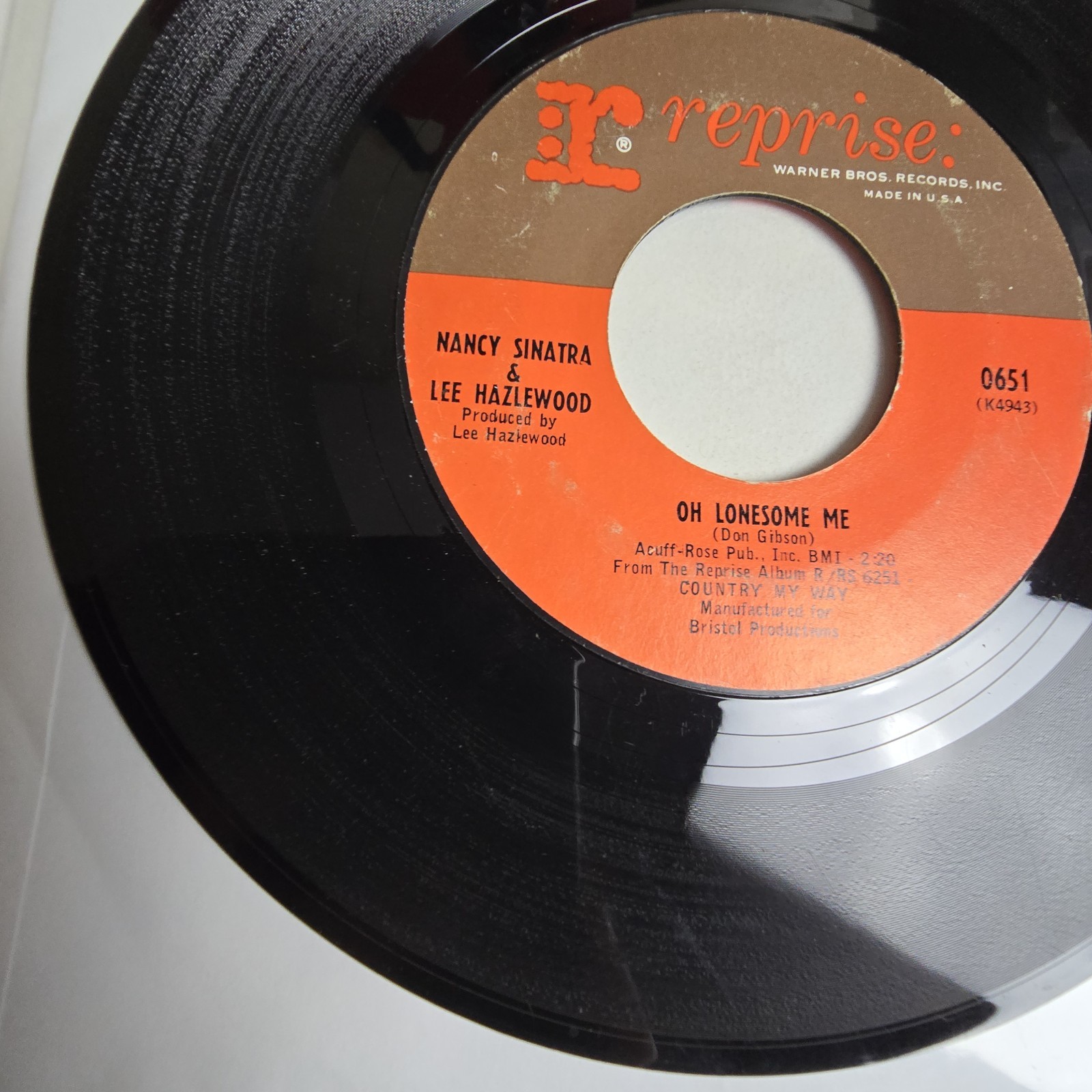Nancy Sinatra & Lee Hazlewood Some Velvet Morning Reprise 0651 45 Vinyl