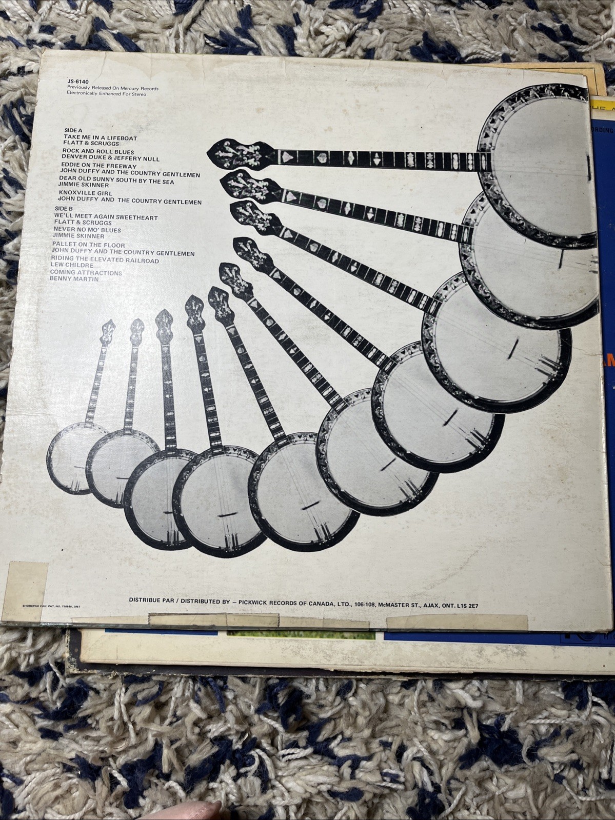 “Bluegrass Banjos!” Bluegrass Compilation LP Vintage Hilltop / Pickwick JS-5140