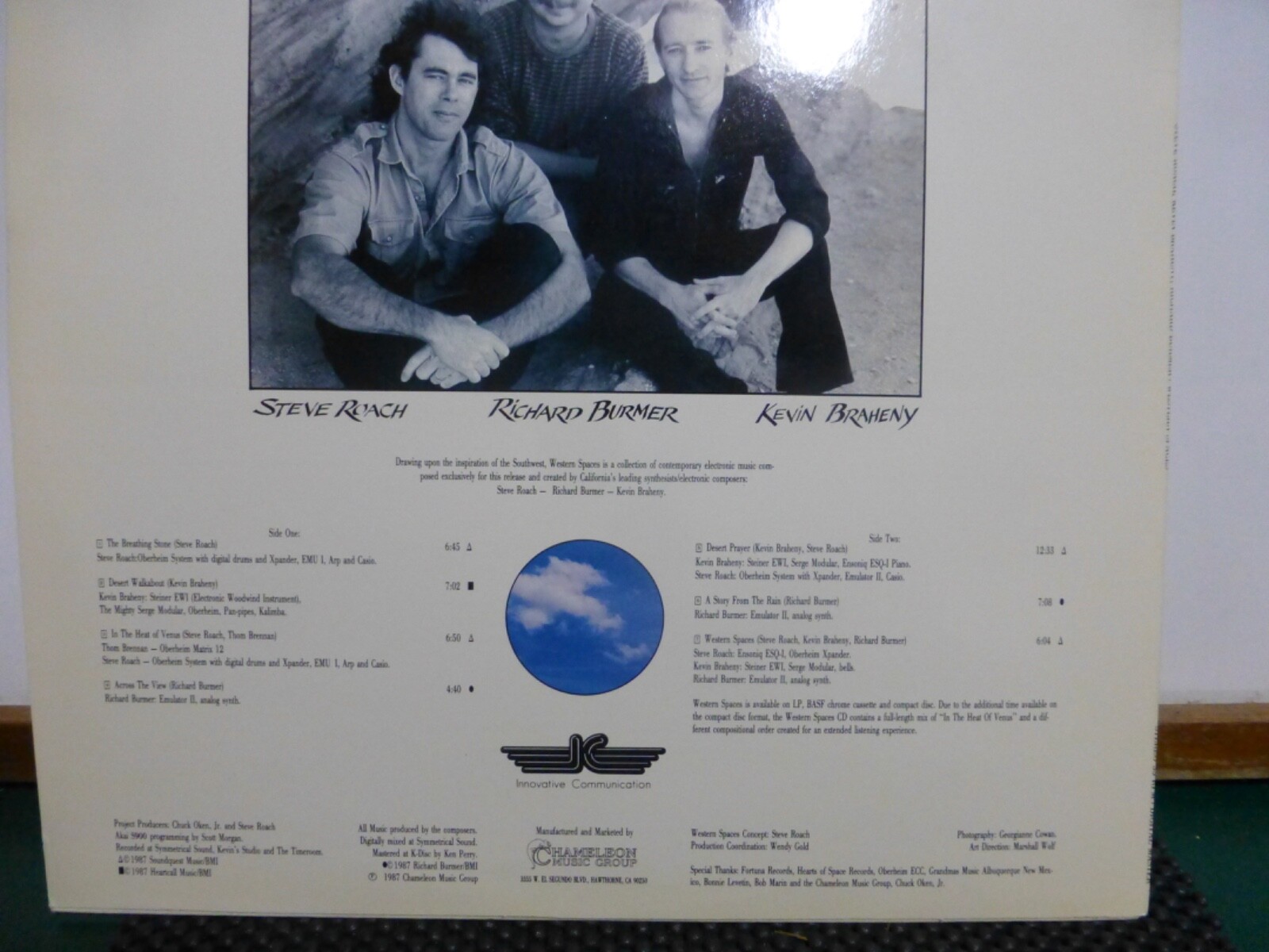 WESTERN SPACES ROACH / BRAHENY / BURMER. AMBIENT ADULT CONTEMPORARY. NM