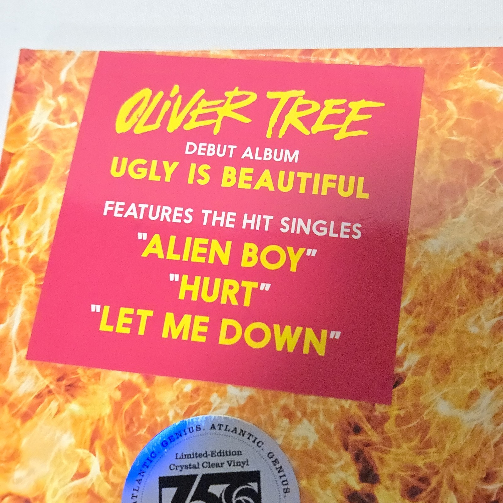 Oliver Tree Ugly Is Beautiful CLEAR VINYL LP – ALIEN BOY SEALED NEW! SHIPS NOW!!