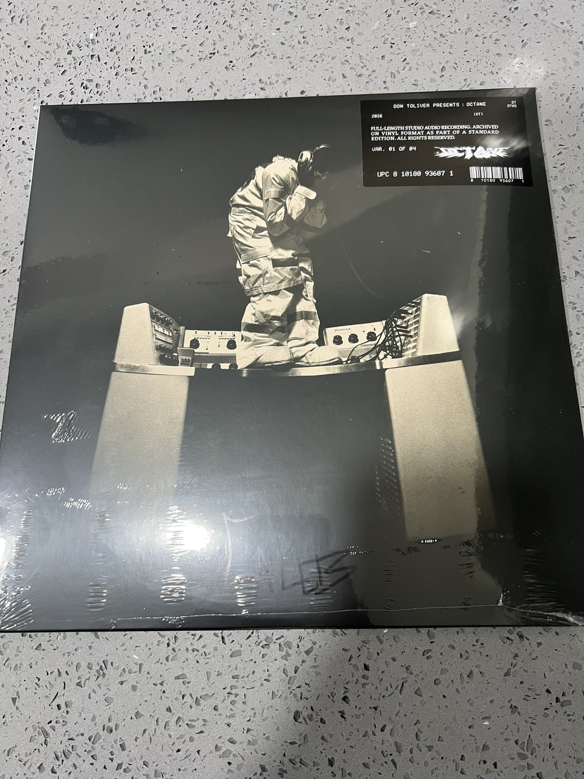 Don Toliver Octane Signed Autographed Cover 2LP Black Vinyl Limited New
