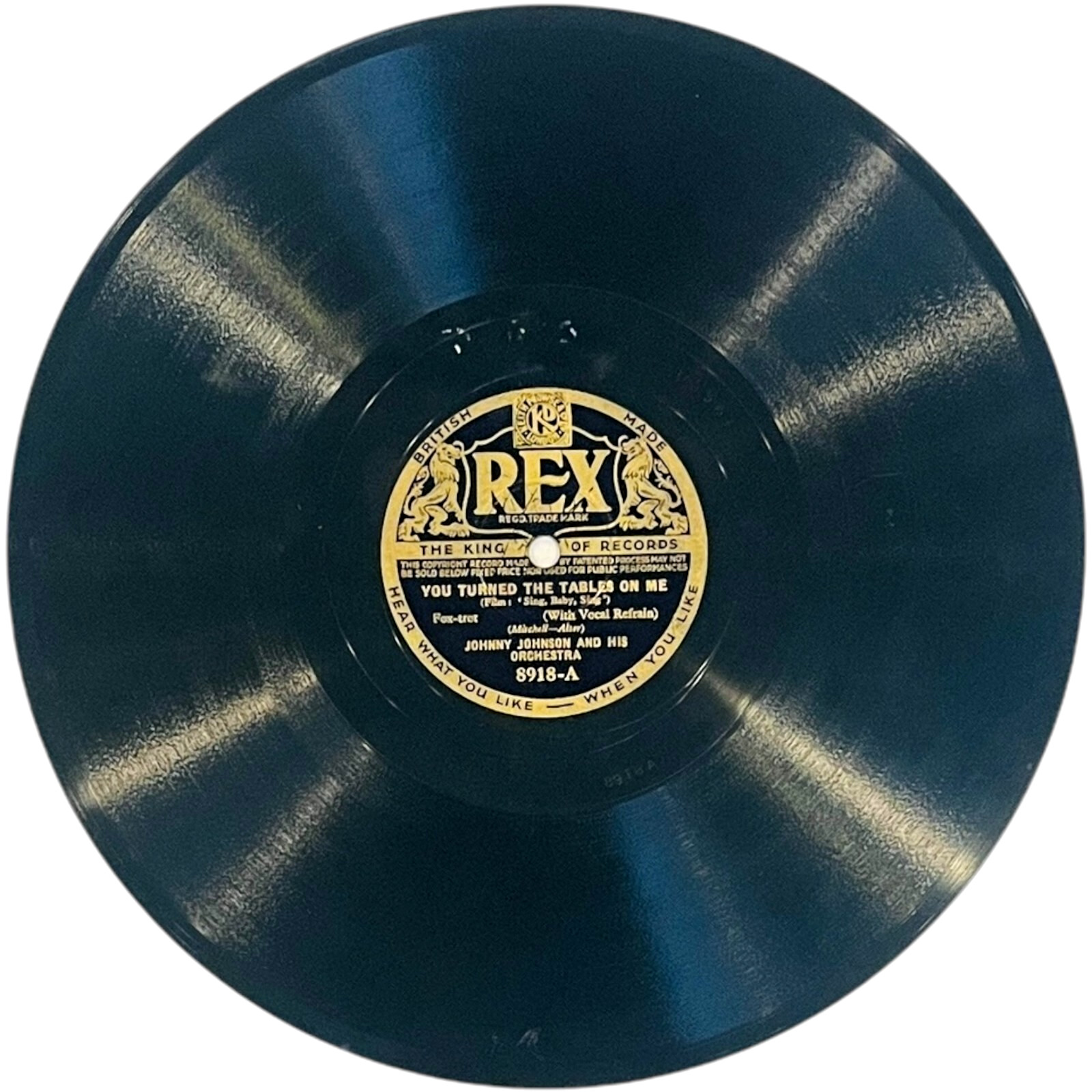 Johnny Johnson / Jack Shilkret – You Turned the Tables On Me / San Francisco