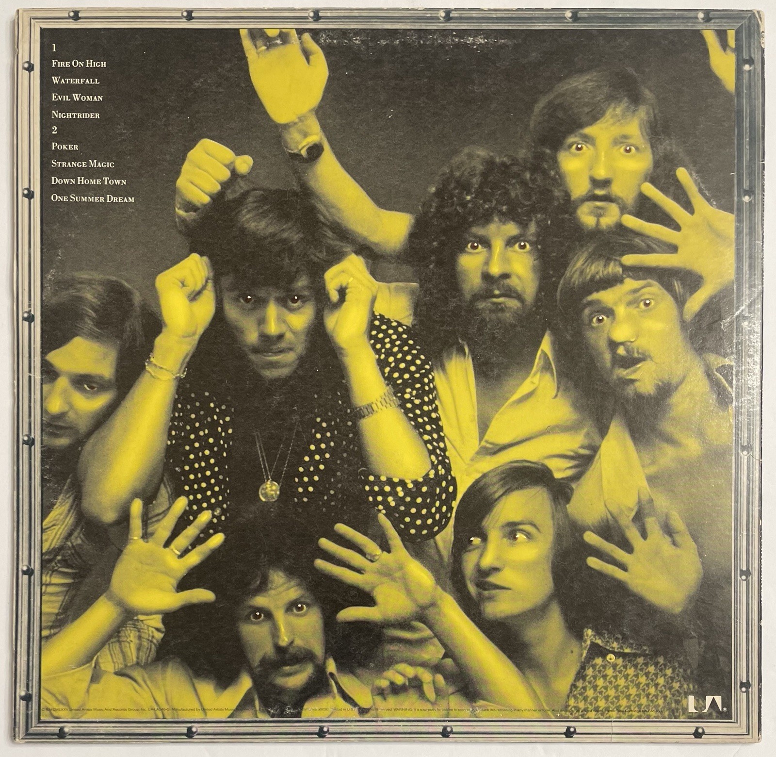 Electric Light Orchestra ELO – Face The Music – Jet UA-LA546-G 1975 – Vinyl LP