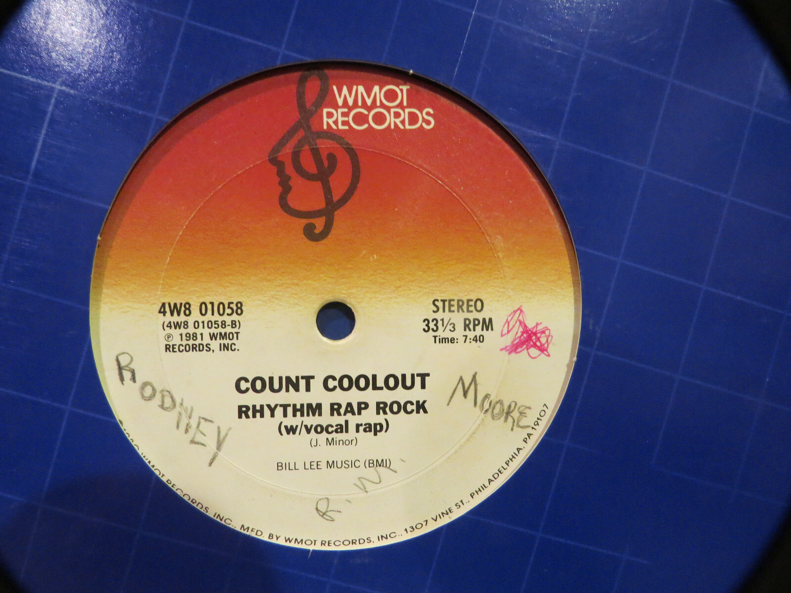 COUNT COOLOUT ” RHYTHM RAP ROCK ” 12″ MAXI-SINGLE
