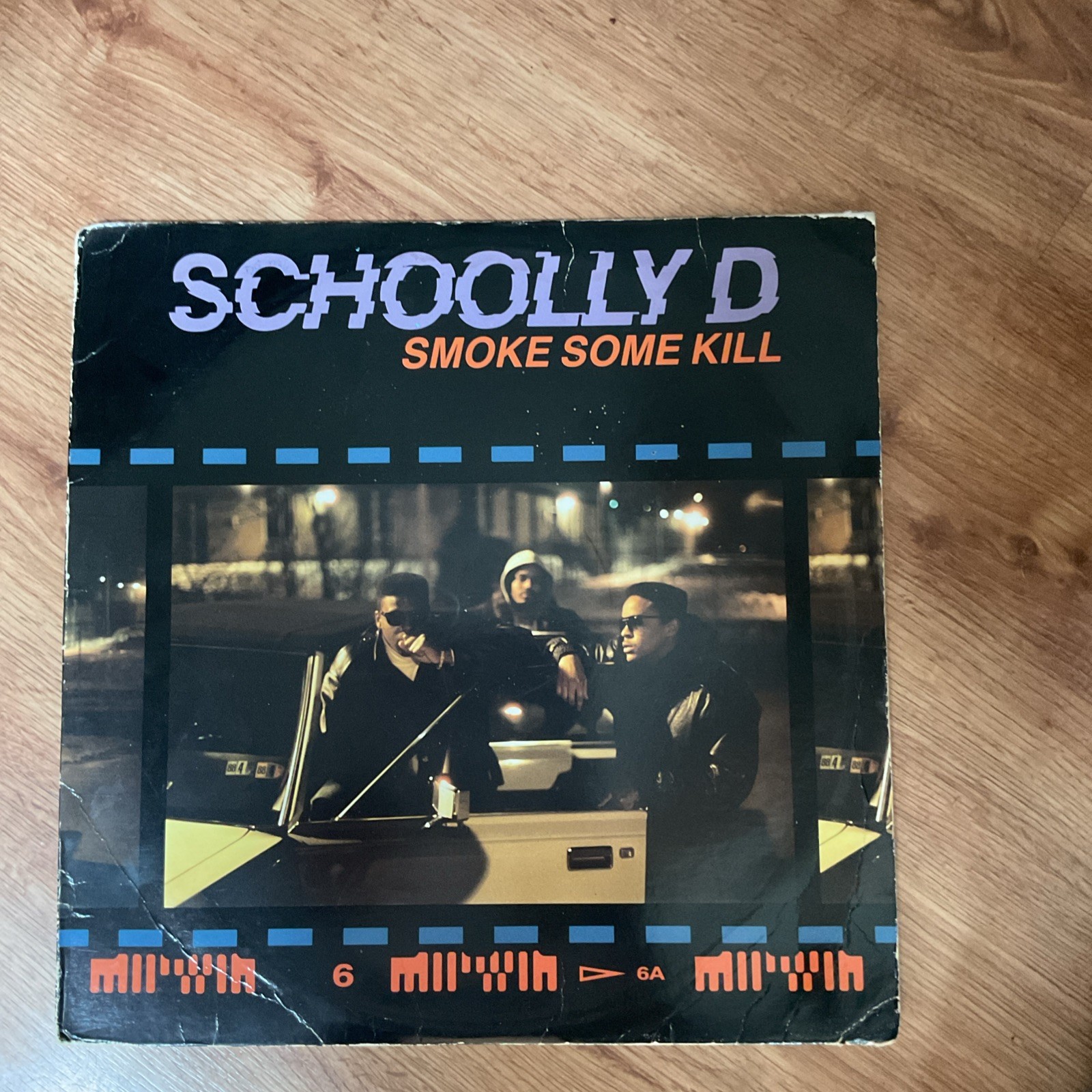 RARE GANGSTA RAP Schoolly D – Smoke Some Kill LP [1st US Press] JIVE