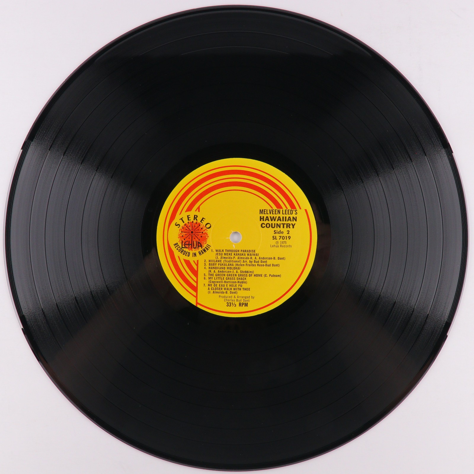 Melveen Leed’s Hawaiian Country 1975 Stereo 12″ LP Vinyl Record SL 7019