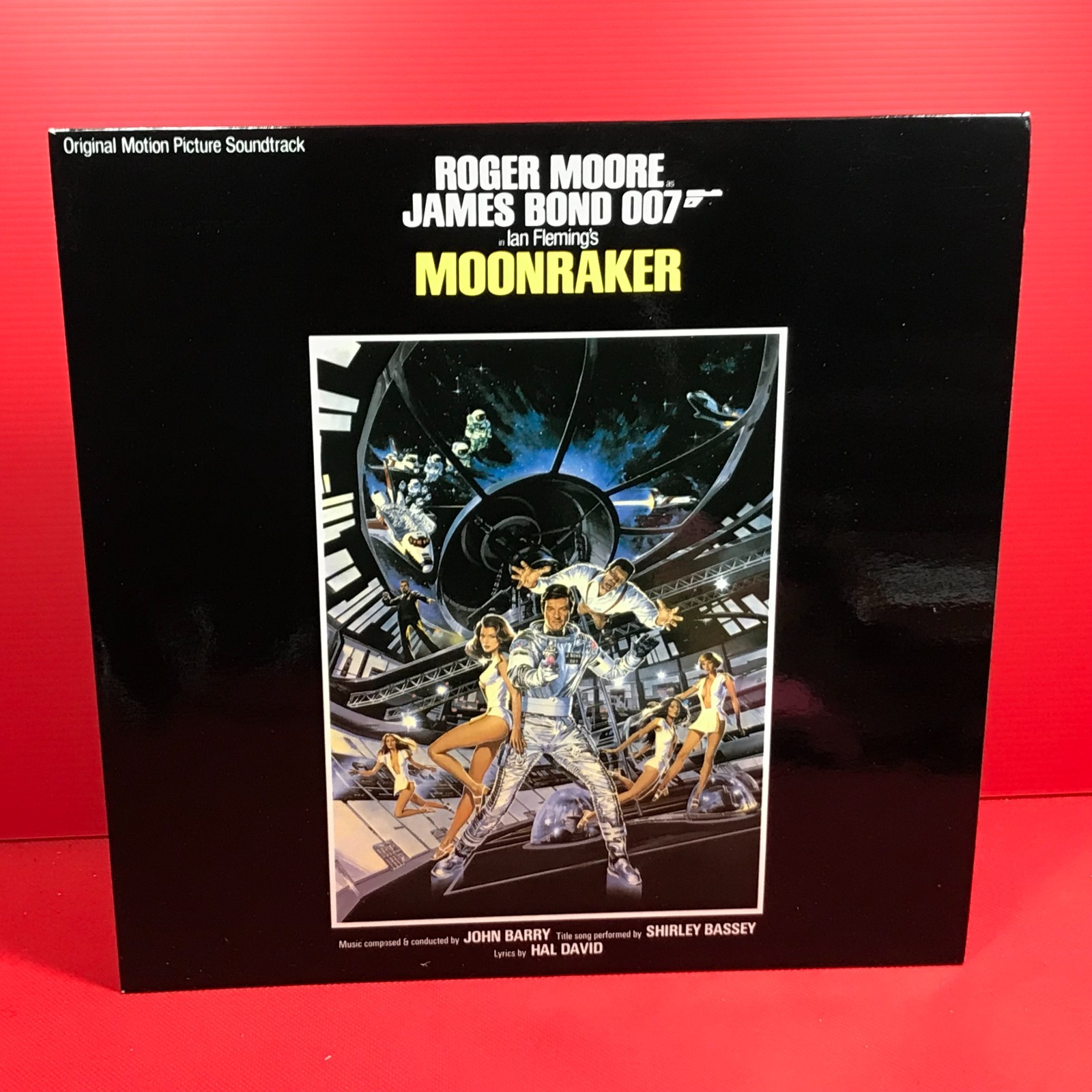 ORIGINAL SOUNDTRACK Moonraker 1979 vinyl LP Shirley Bassey film John Barry 007