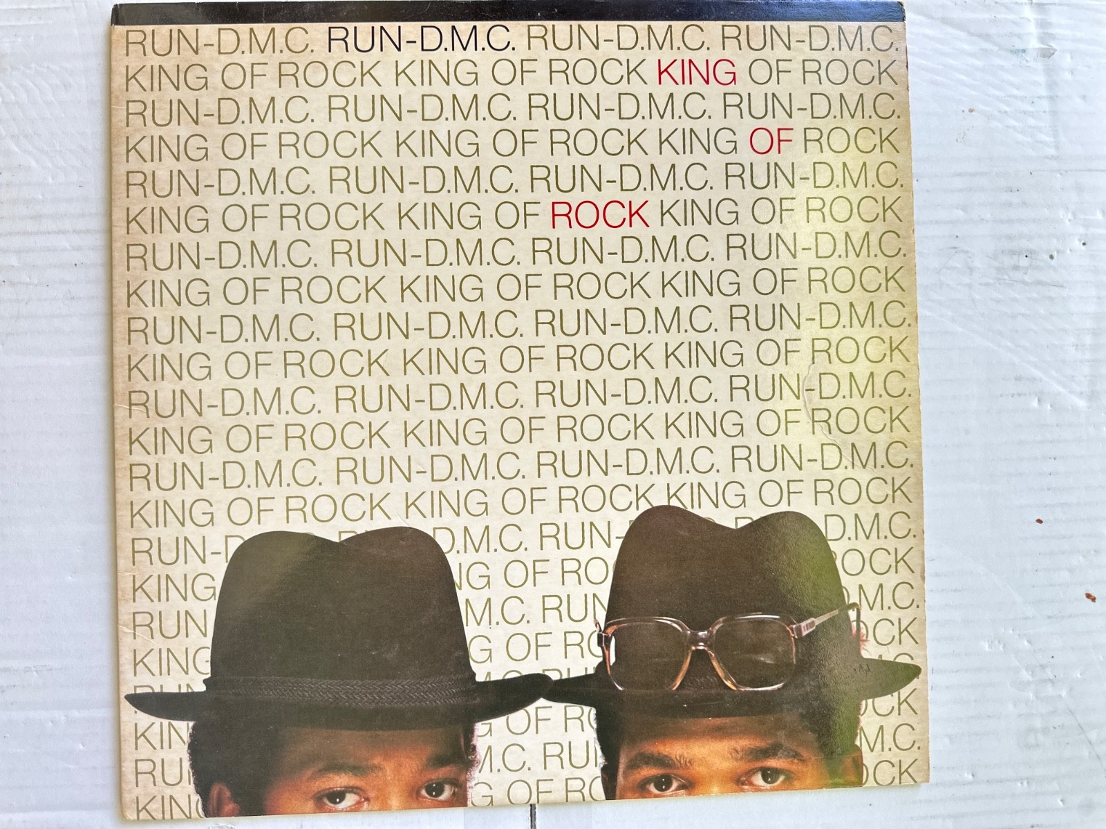 King Of Rock LP Vinyl Record 1985 Profile Records Old School Hip Hop