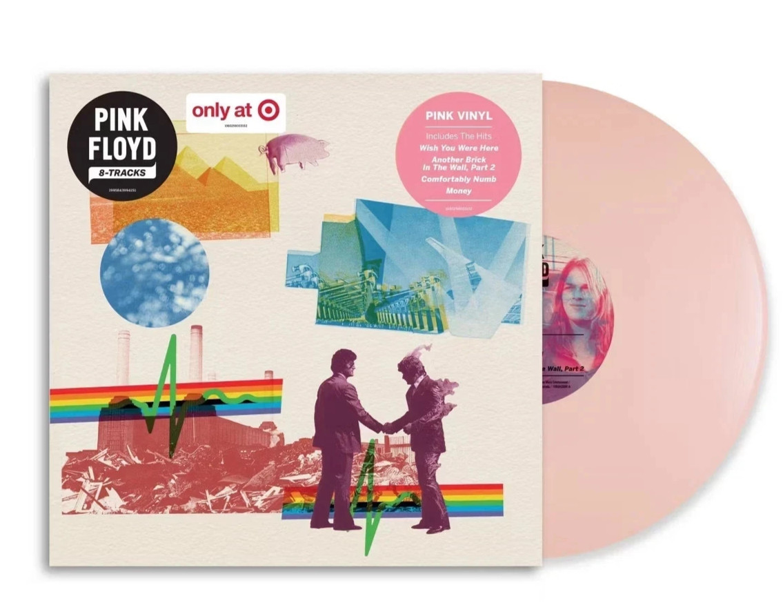 Pink Floyd ~ 8-Tracks ~ Pink Vinyl LP Only At Target Snowy White New Sealed