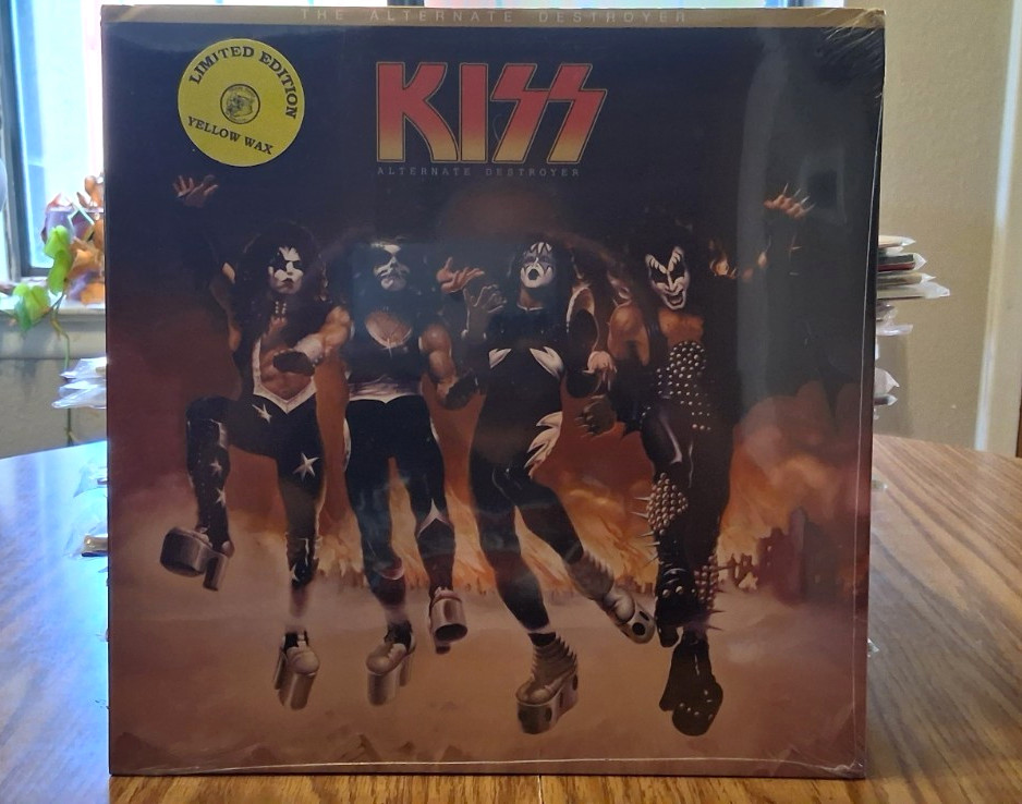 KISS The Alternate Destroyer Limited Edition Sealed Yellow Vinyl LP