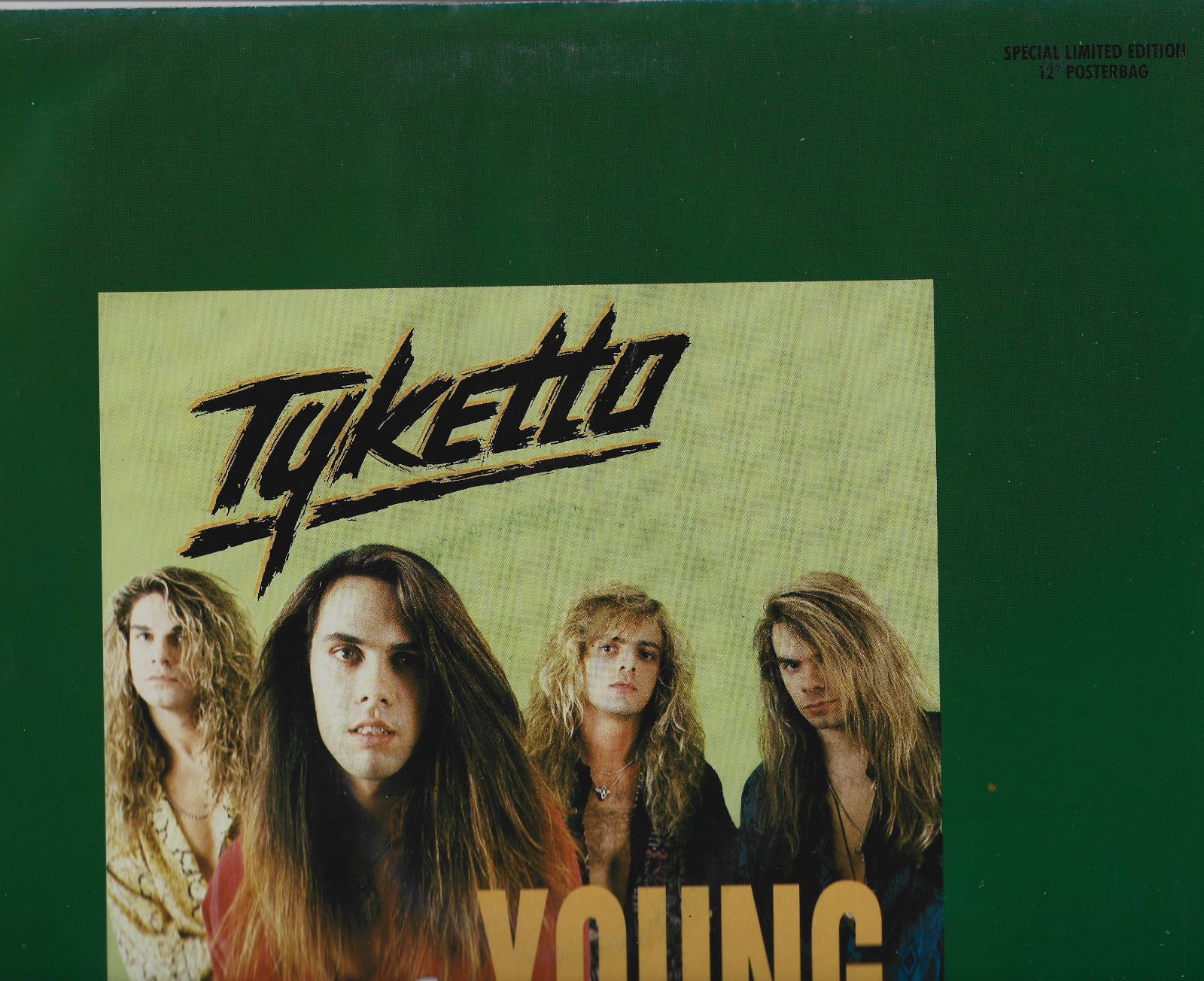 Tyketto- Forever Young UK 12″ vinyl single in poster sleeve 1991 Rare