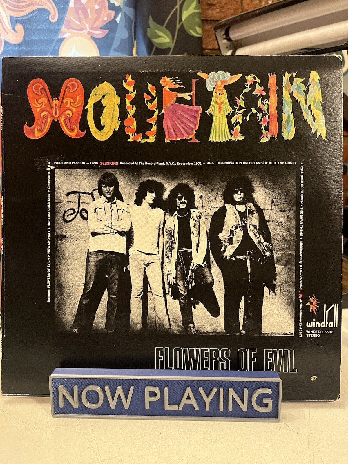 Mountain – Flowers Of Evil (1971, LP, Hard Rock) US 1st Press VG+, Clean Cond.