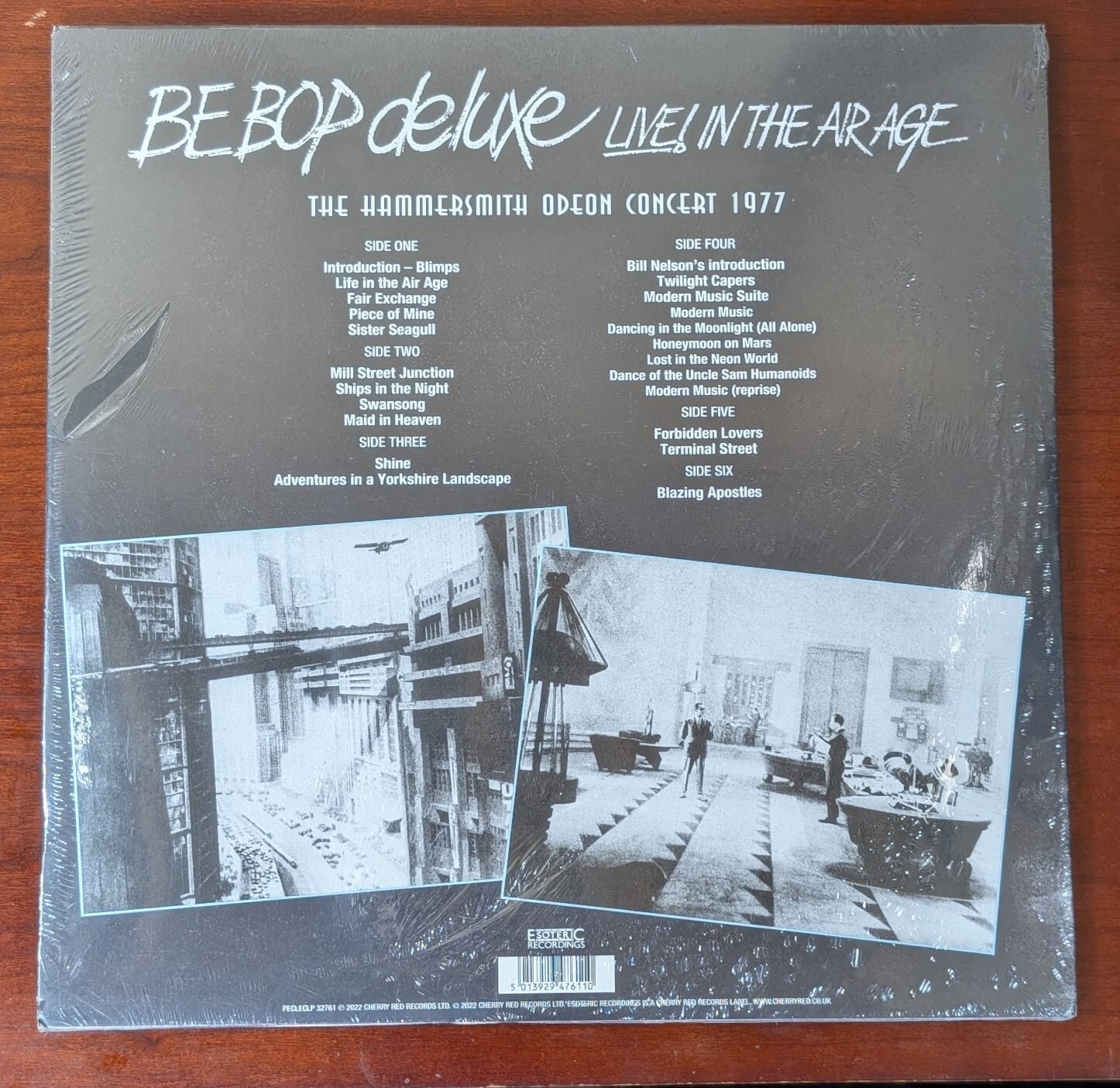 BE BOP DELUXE –LIVE! IN THE AIR AGE -HAMMERSMITH CONCERT- VINYL LP – SEALED Z23
