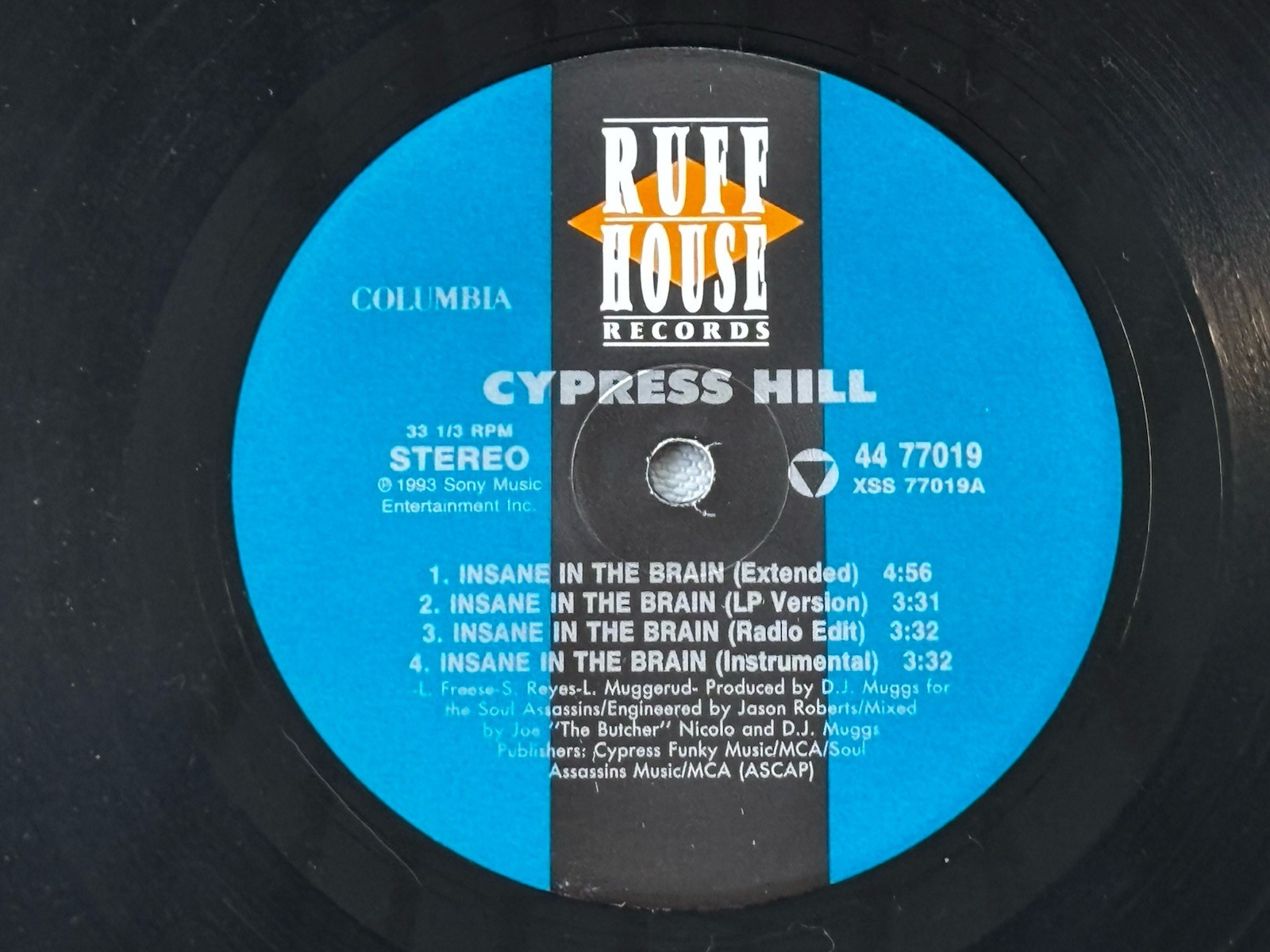 Cypress Hill – Insane In The Brain – Tested Vintage Vinyl 12″ Maxi Single