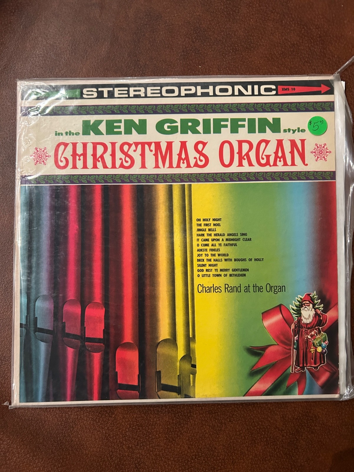 Charles Rand-Christmas Organ In The Ken Griffin Style 1963 XMS-10 Vinyl 12”