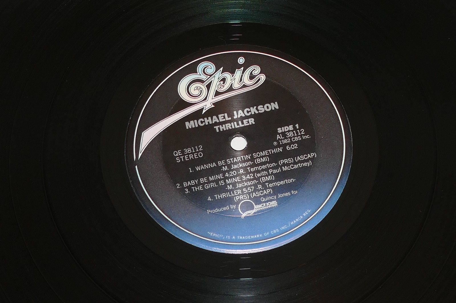 Michael Jackson, Thriller – 1982 LP – Vinyl VG – Play Graded – READ