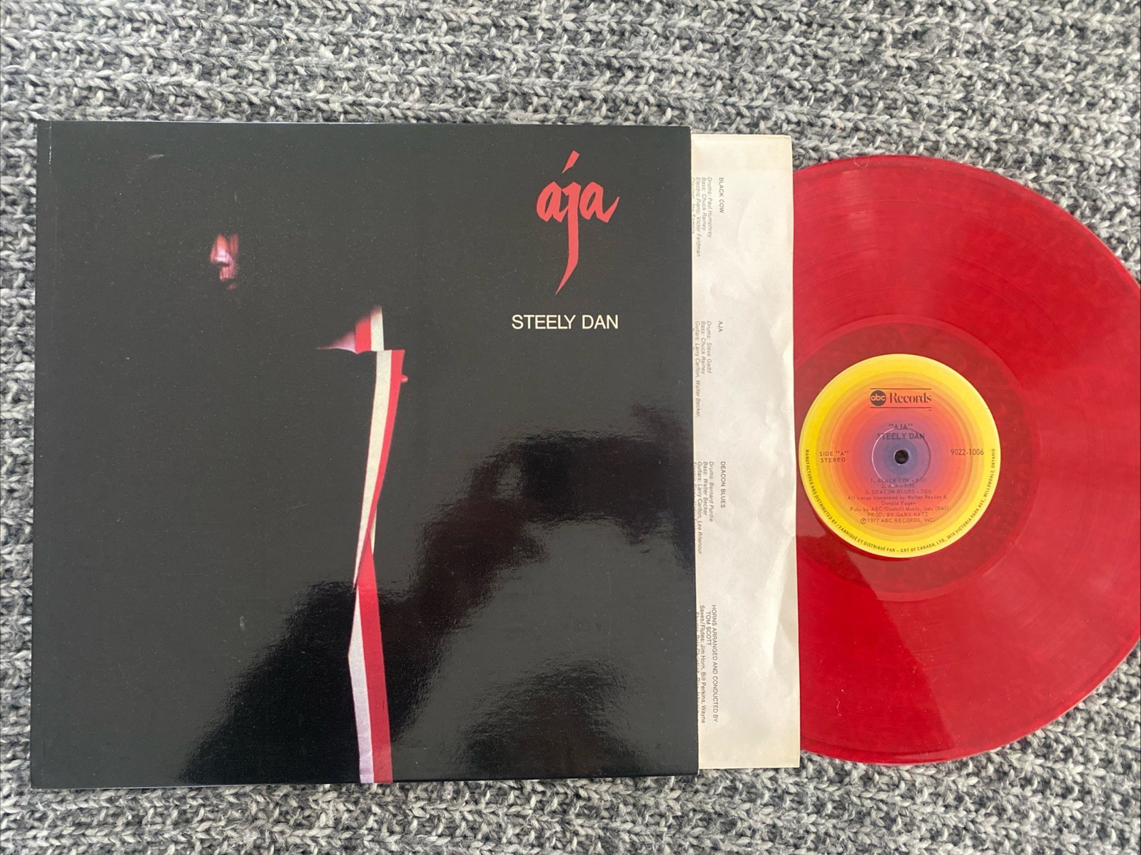 Steely Dan Lp Aja 1977 N. M Red Vinyl Original Press